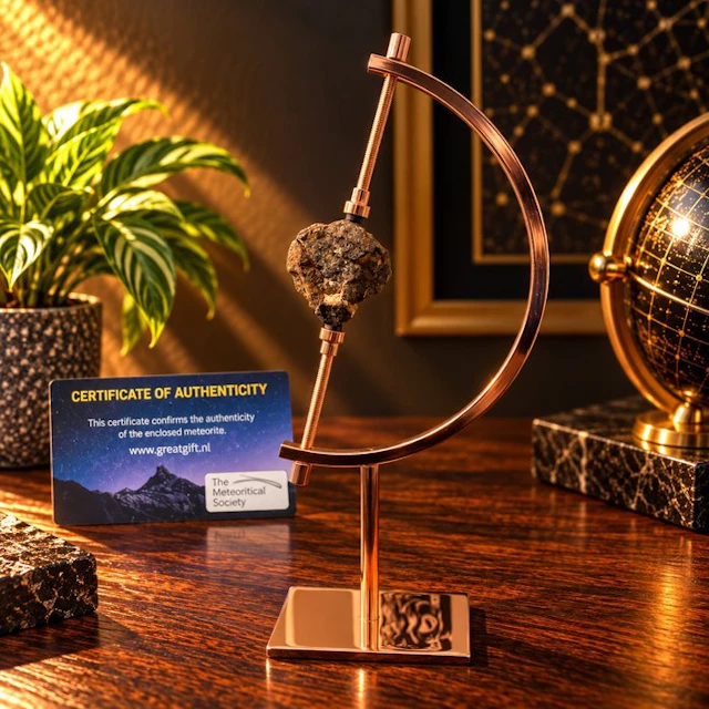 Al Haggounia meteorite in luxury standard - Height: 37 mm...