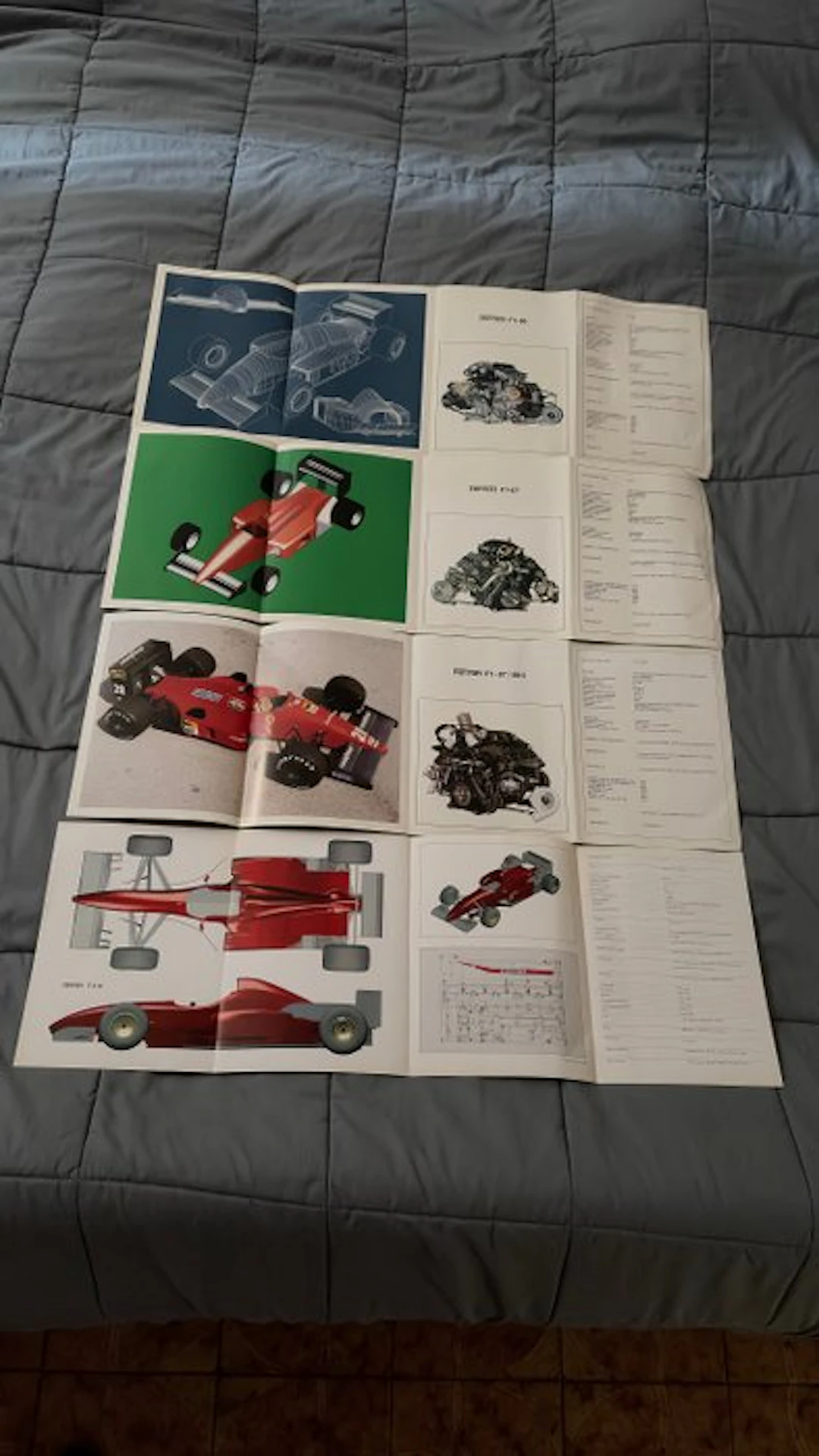 Brochure Car Presentation Ferrari F1 (1986-1987-1996) - Formula One - Brochure
