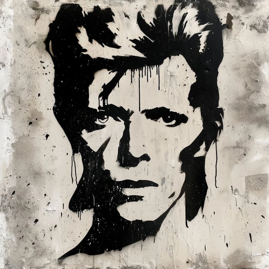 David Law (1967) - David Bowie II (Stencil)