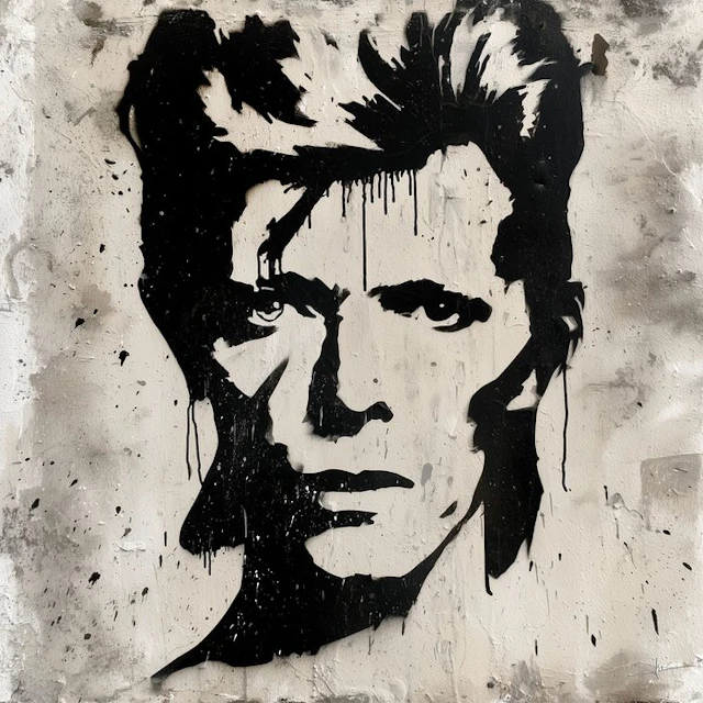 David Law (1967) - David Bowie II (Stencil)