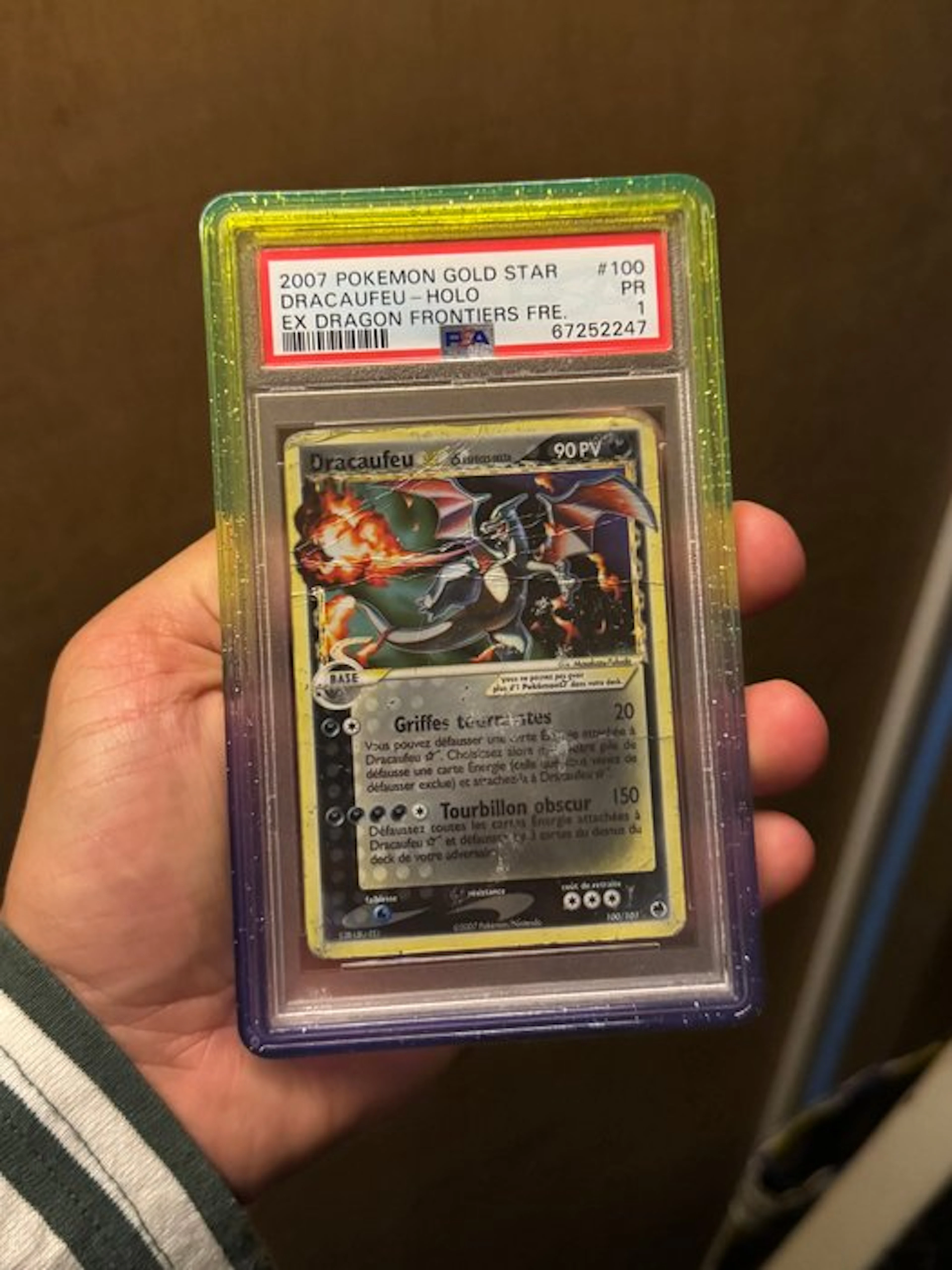 Pokémon - 1 Graded card - Charizard 100 Foil