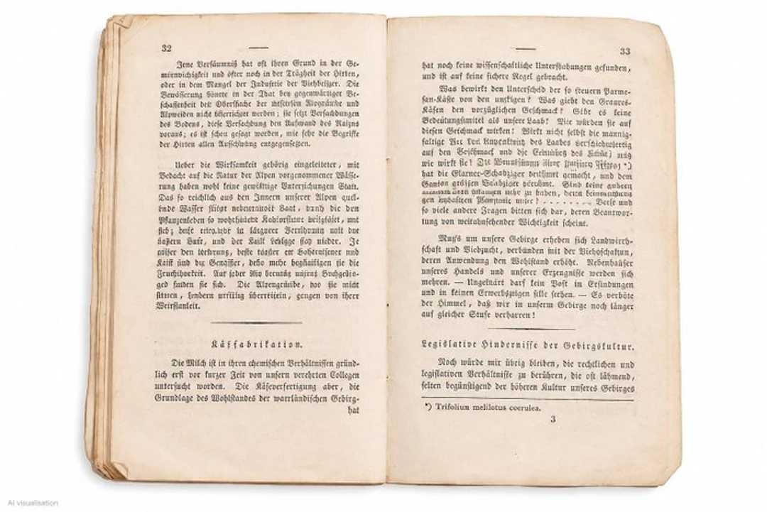 Kasthofer - Kultur der Küh-Alpen - 1818