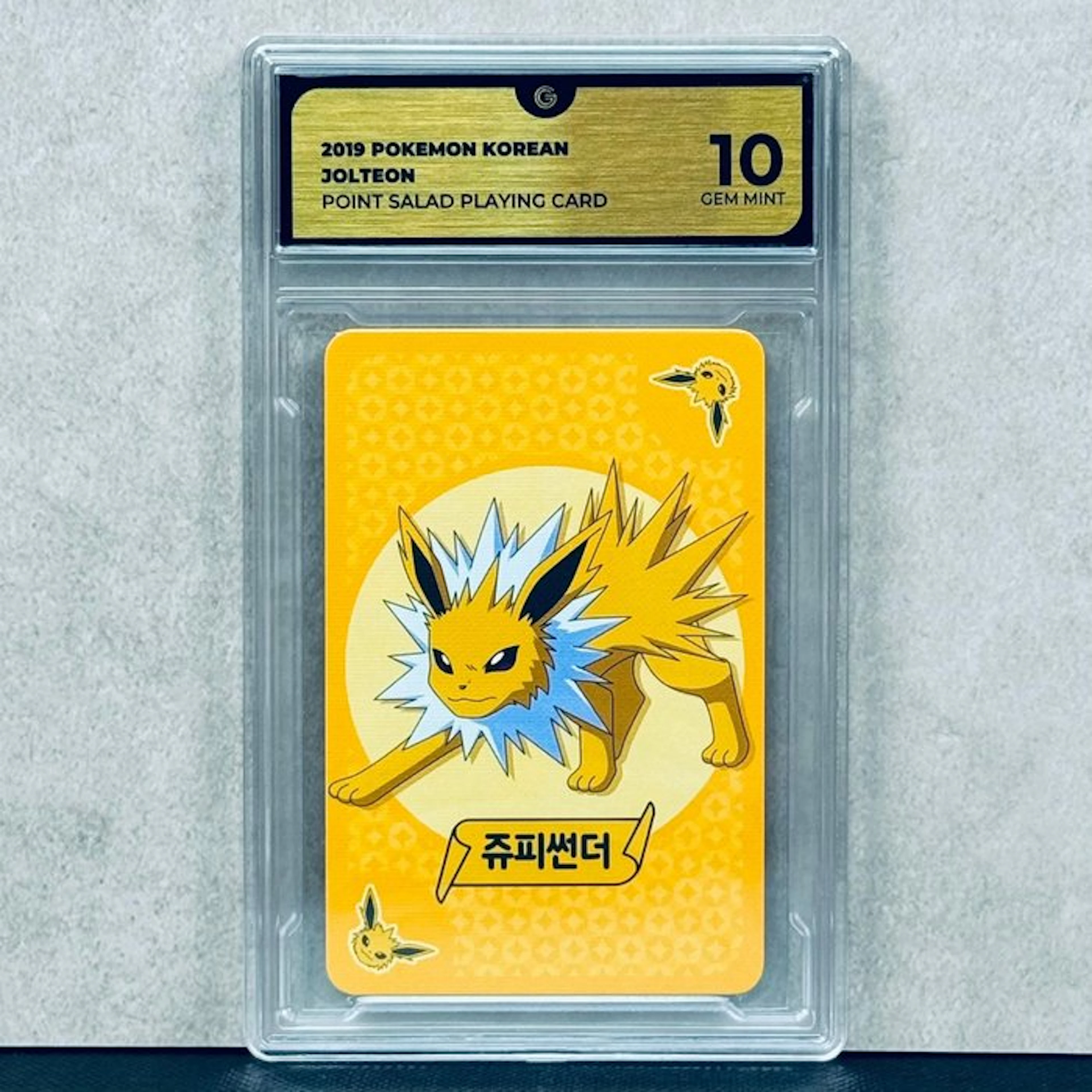 Pokémon Graded card - Jolteon 2019 Pokemon Korean Point...