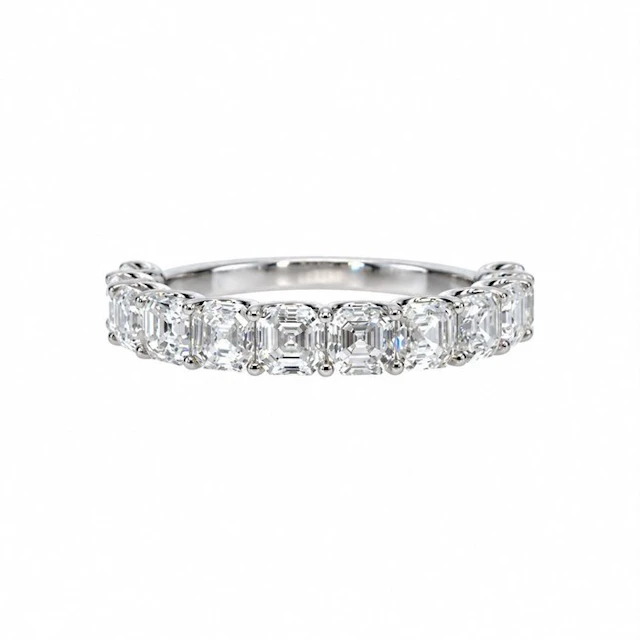 No reserve price - Ring - 14 kt. White gold - 3.10ct. tw. Diamond (Lab-grown)