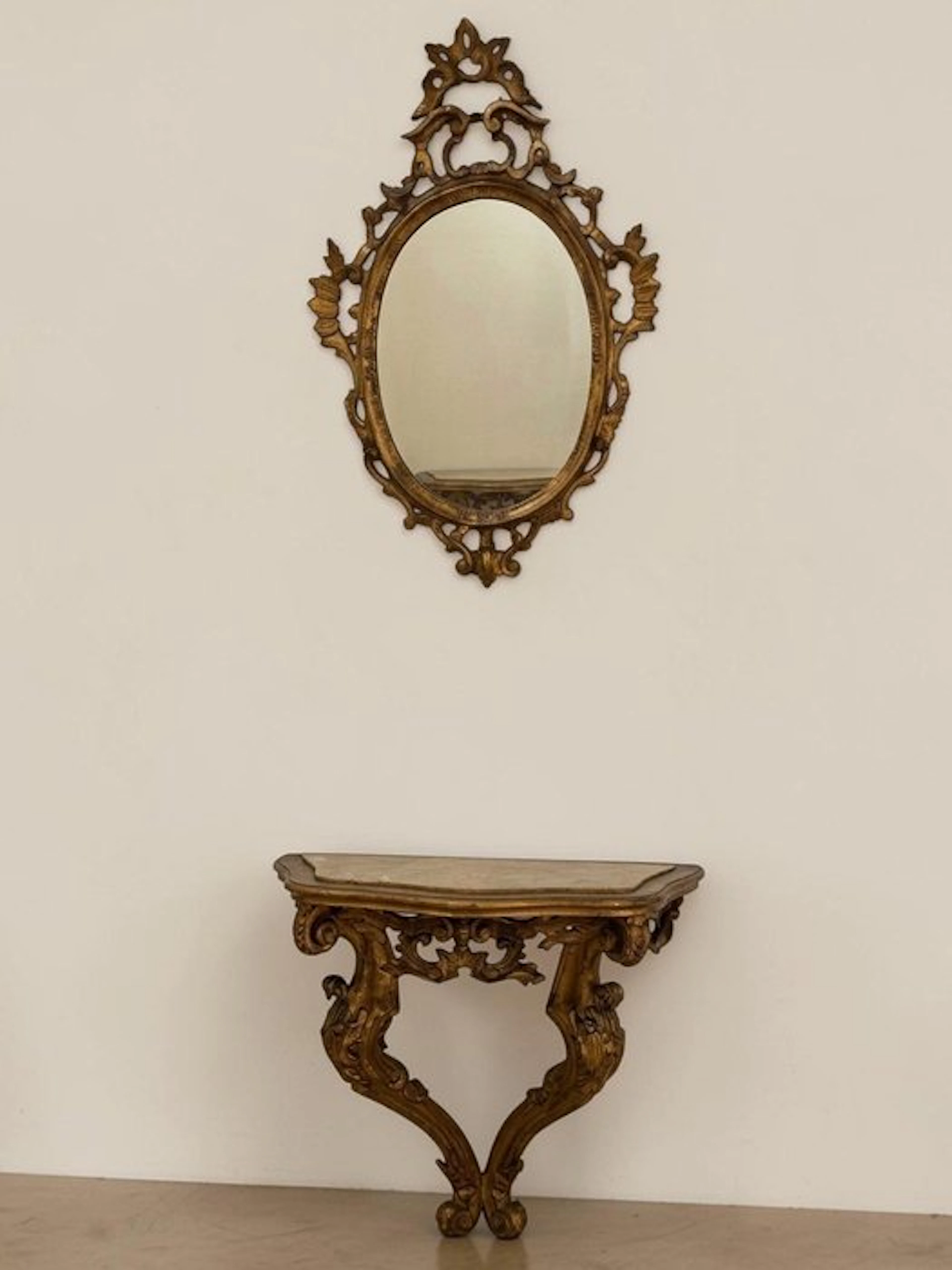 Console table - Wood, Marble