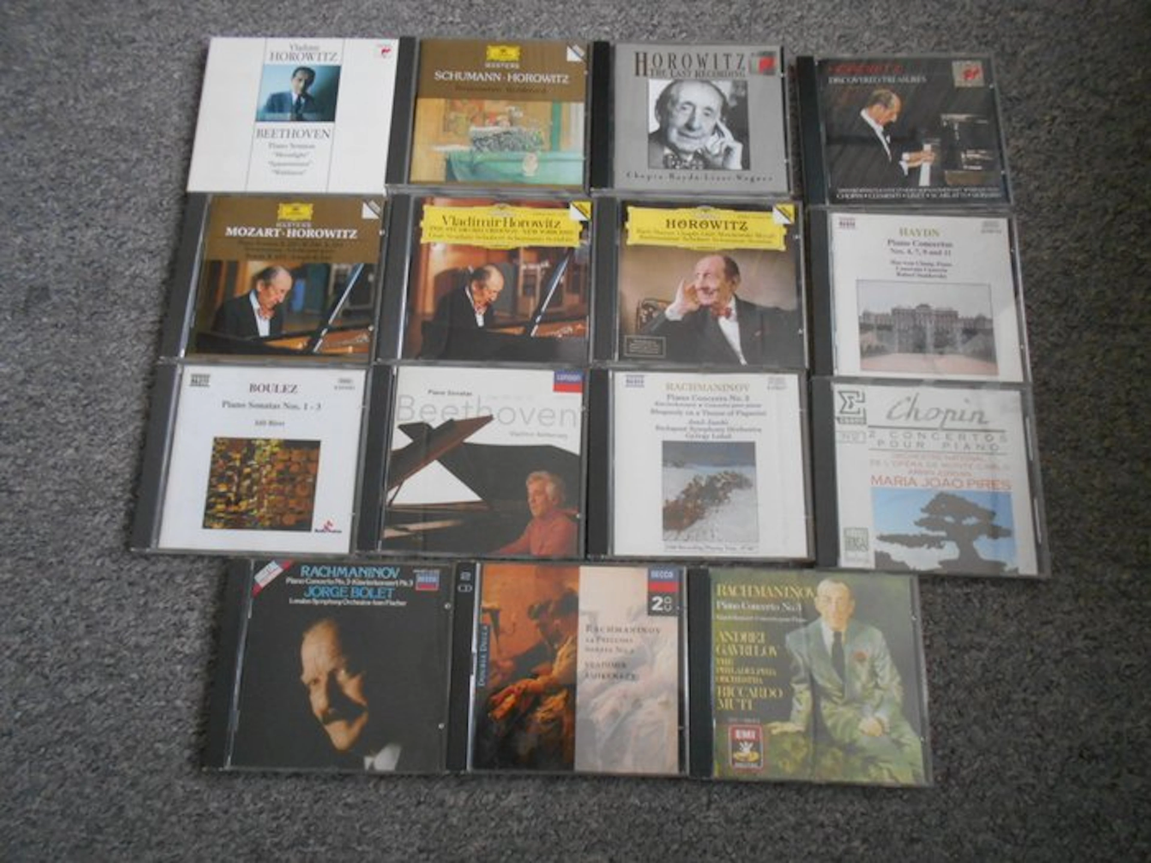 Various Pianists - Curated Collection of 15 x CDs: Horowitz
