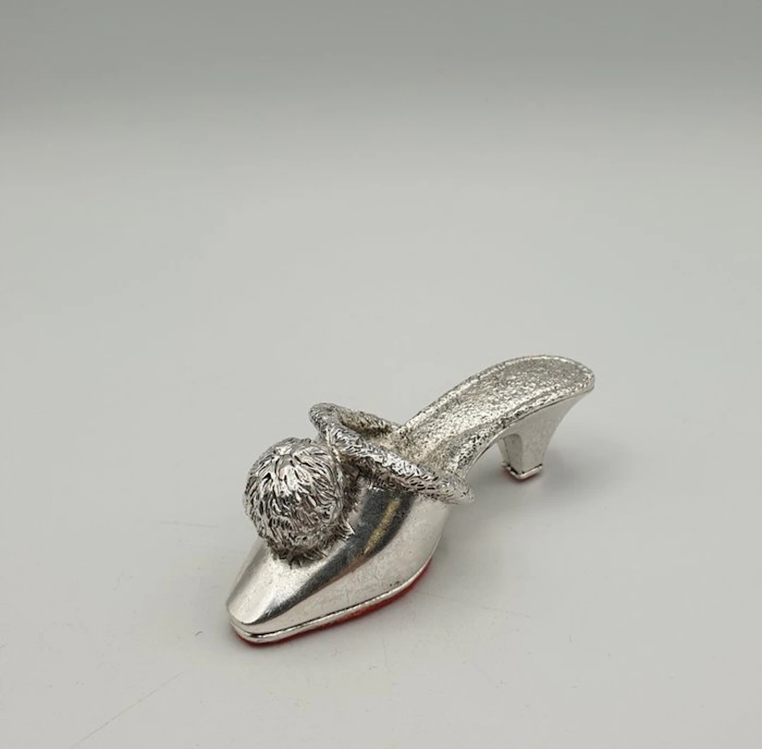 Pantofola rivestita in Argento - Figurine - Silver-plated