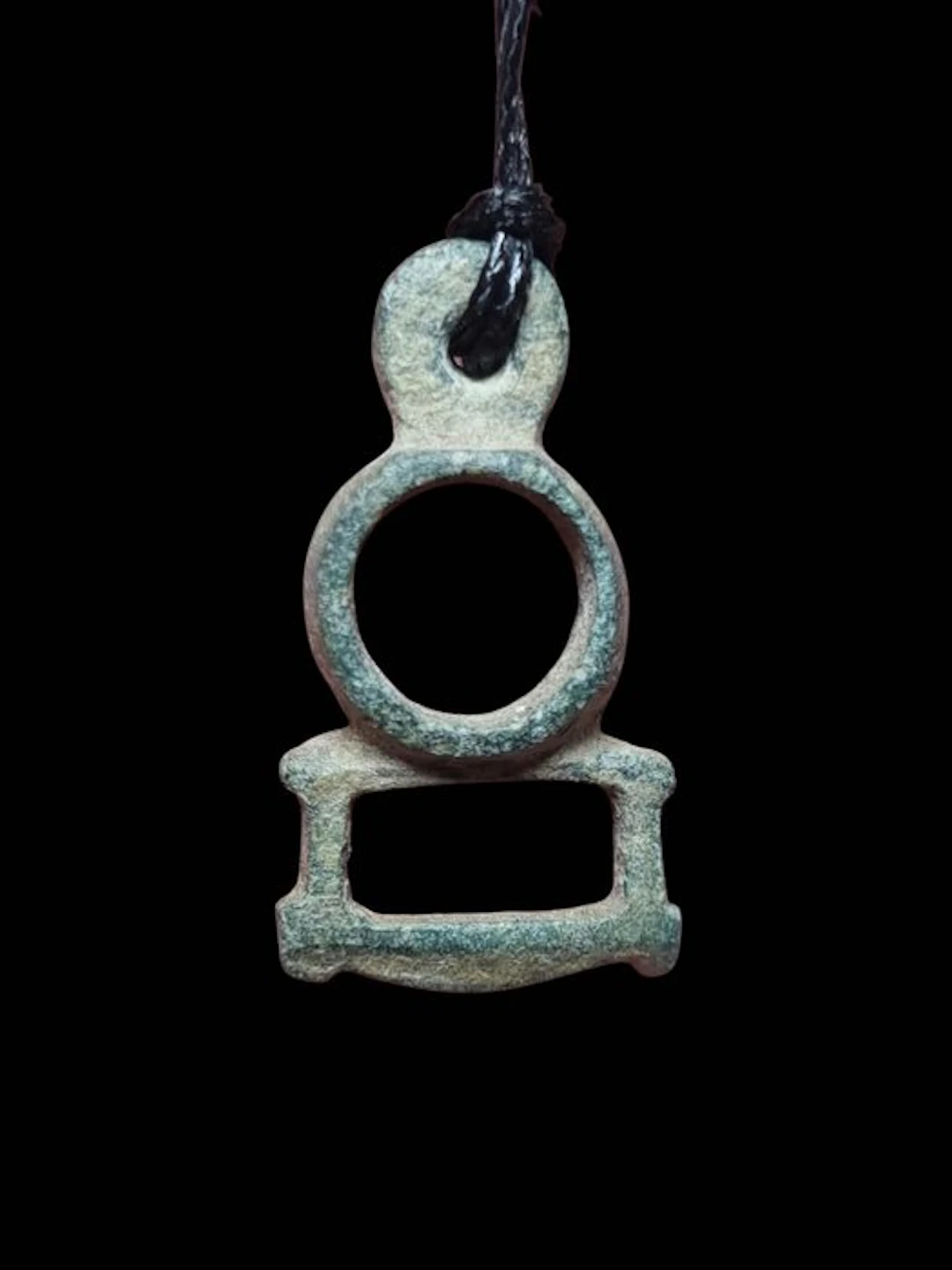 Celtic Bronze, Stunning & Rare Shape Talisman Pendant (No reserve price)