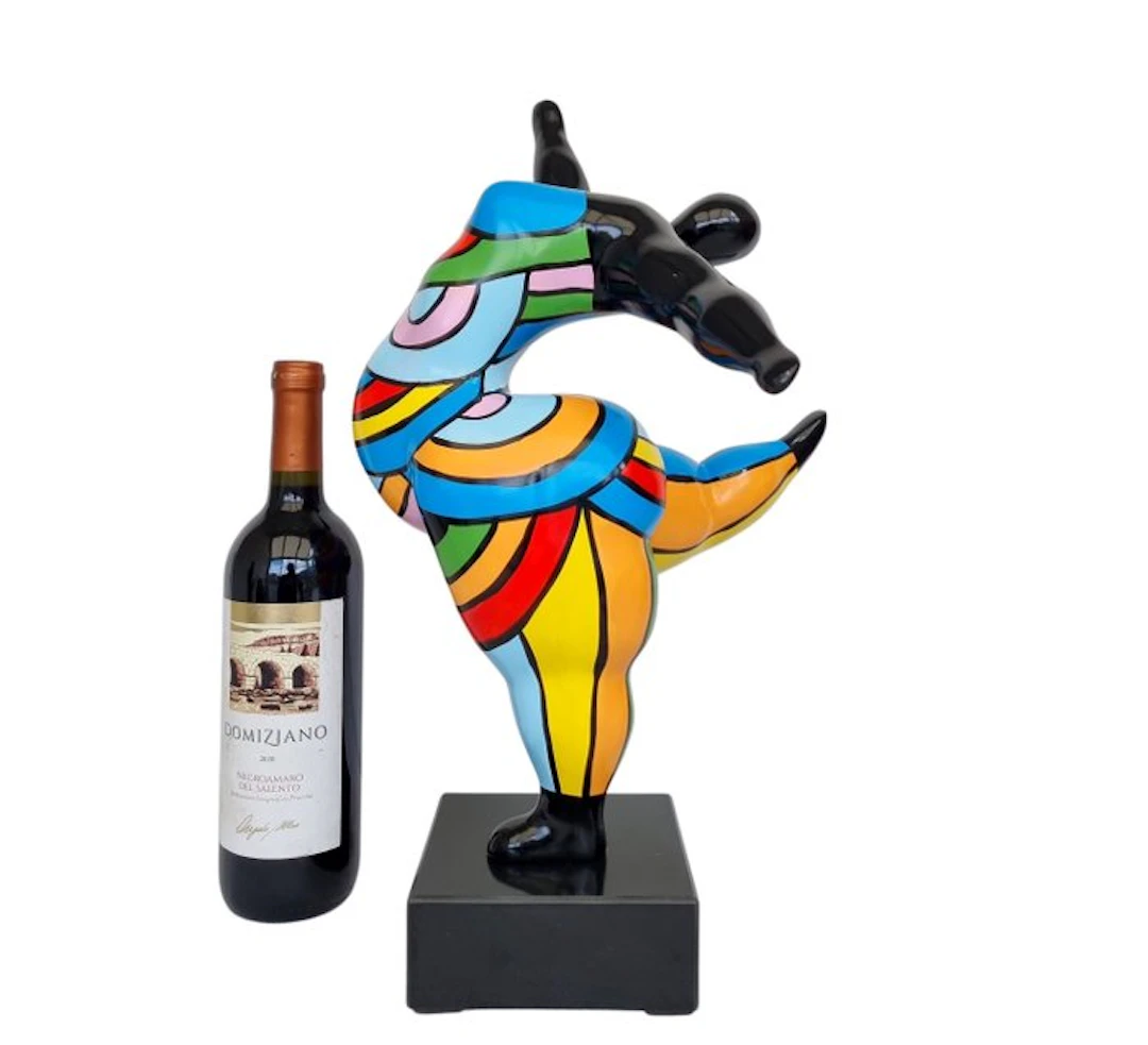 Figurine - Dansende vrouw - 48 cm - Marble, fiber optic