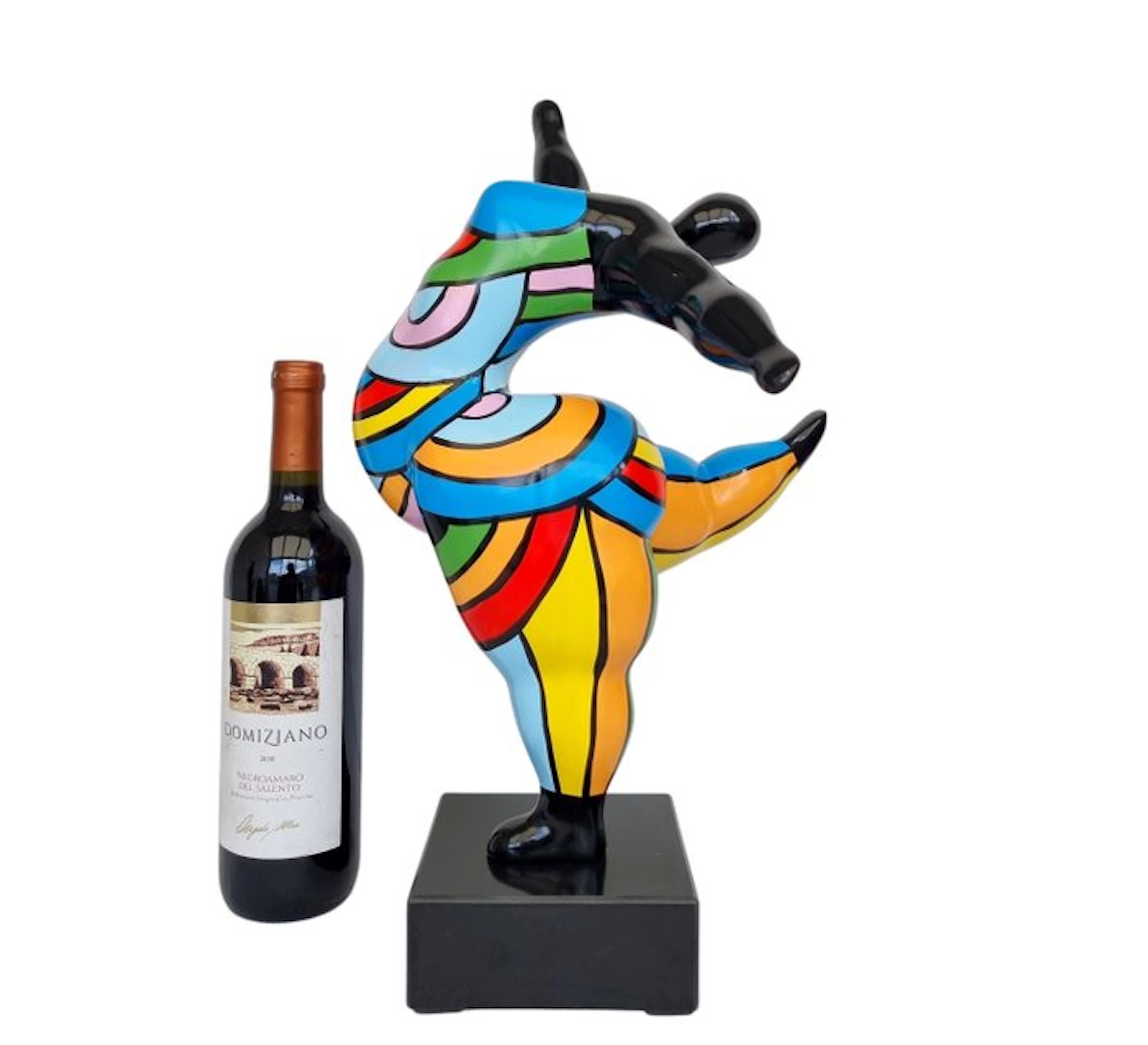 Figurine - Dansende vrouw - 48 cm - Marble, fiber optic