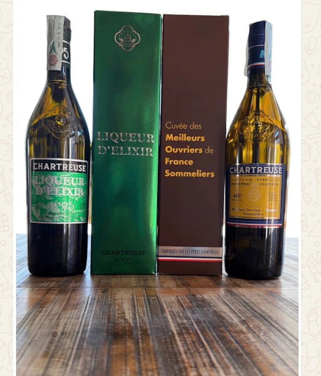 Chartreuse - Liqueur d´Elixir 1605 & MOF - 70cl - 2 bottles