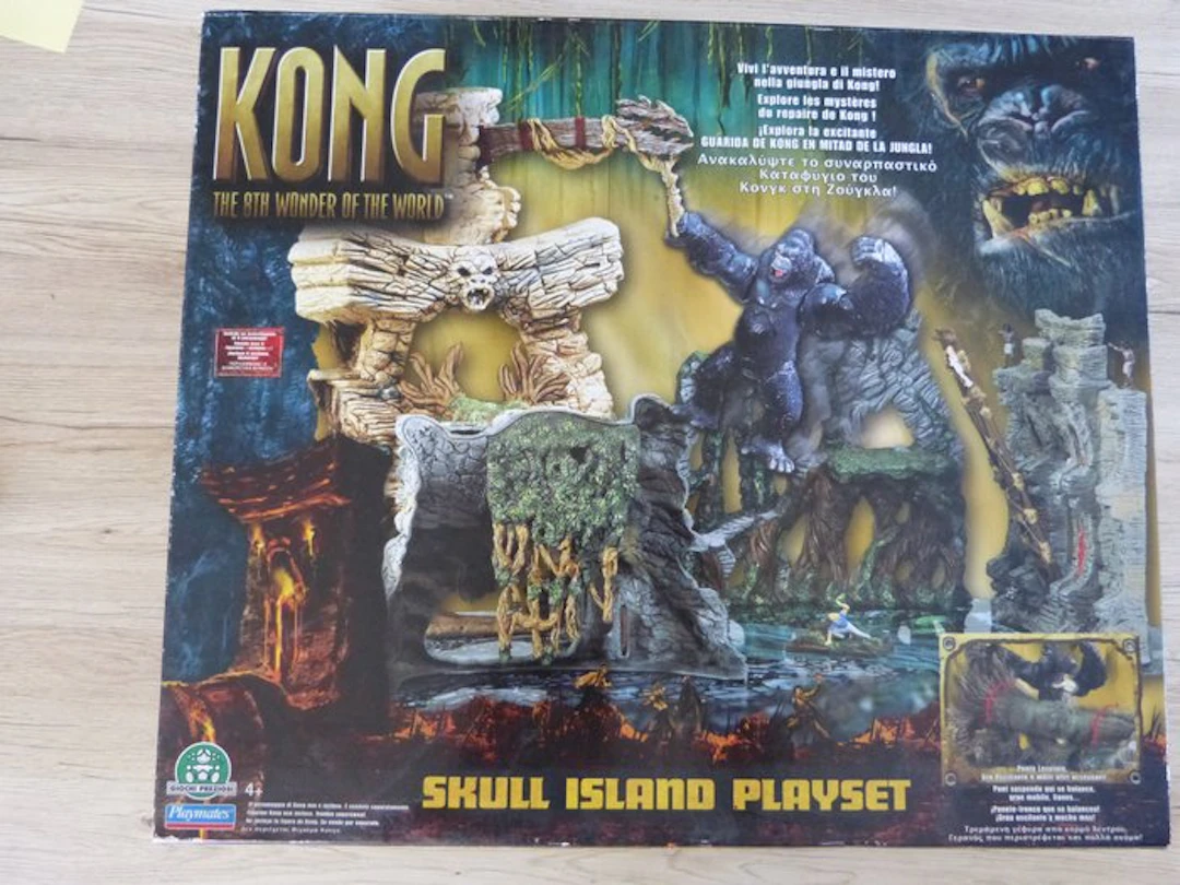 King kong -Playmates - Action figure Skull Island Playset - 2000-2010