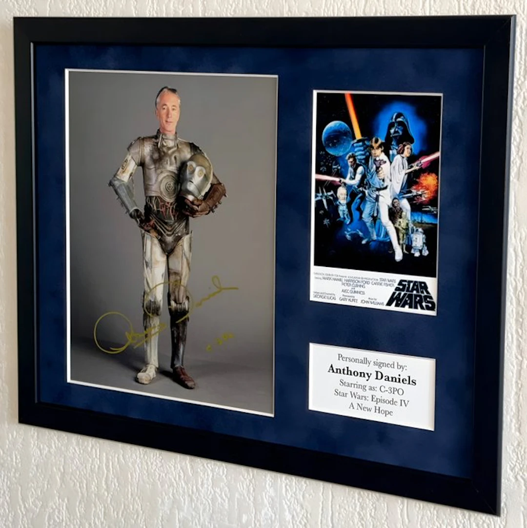 Star Wars Episode IV: A New Hope - Anthony Daniels (C-3PO) Premium Framed