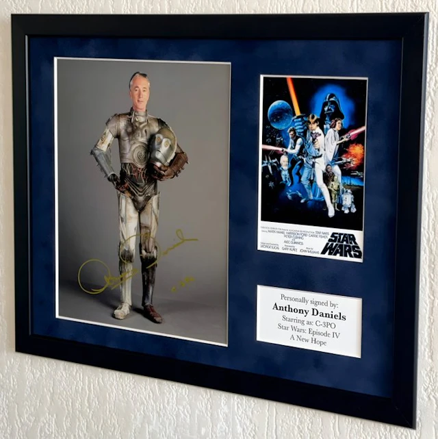 Star Wars Episode IV: A New Hope - Anthony Daniels (C-3PO) Premium Framed