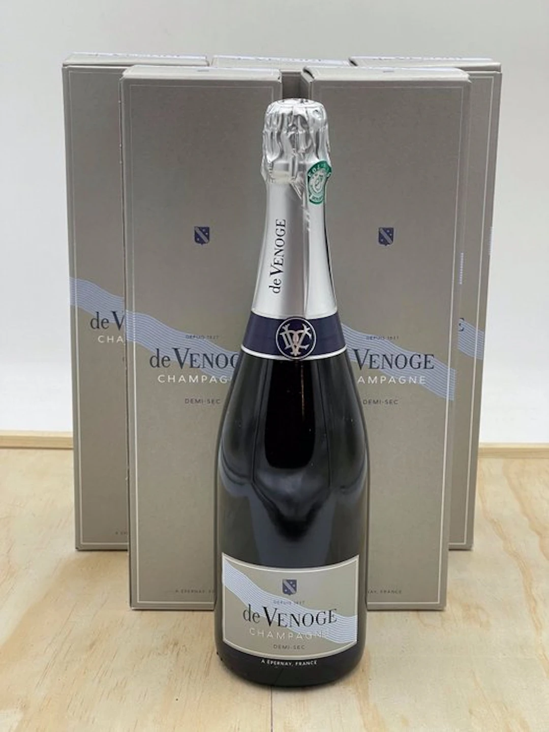 De Venoge, Cordon Bleu - Champagne Demi-Sec - 6 Bottles (0.75L)