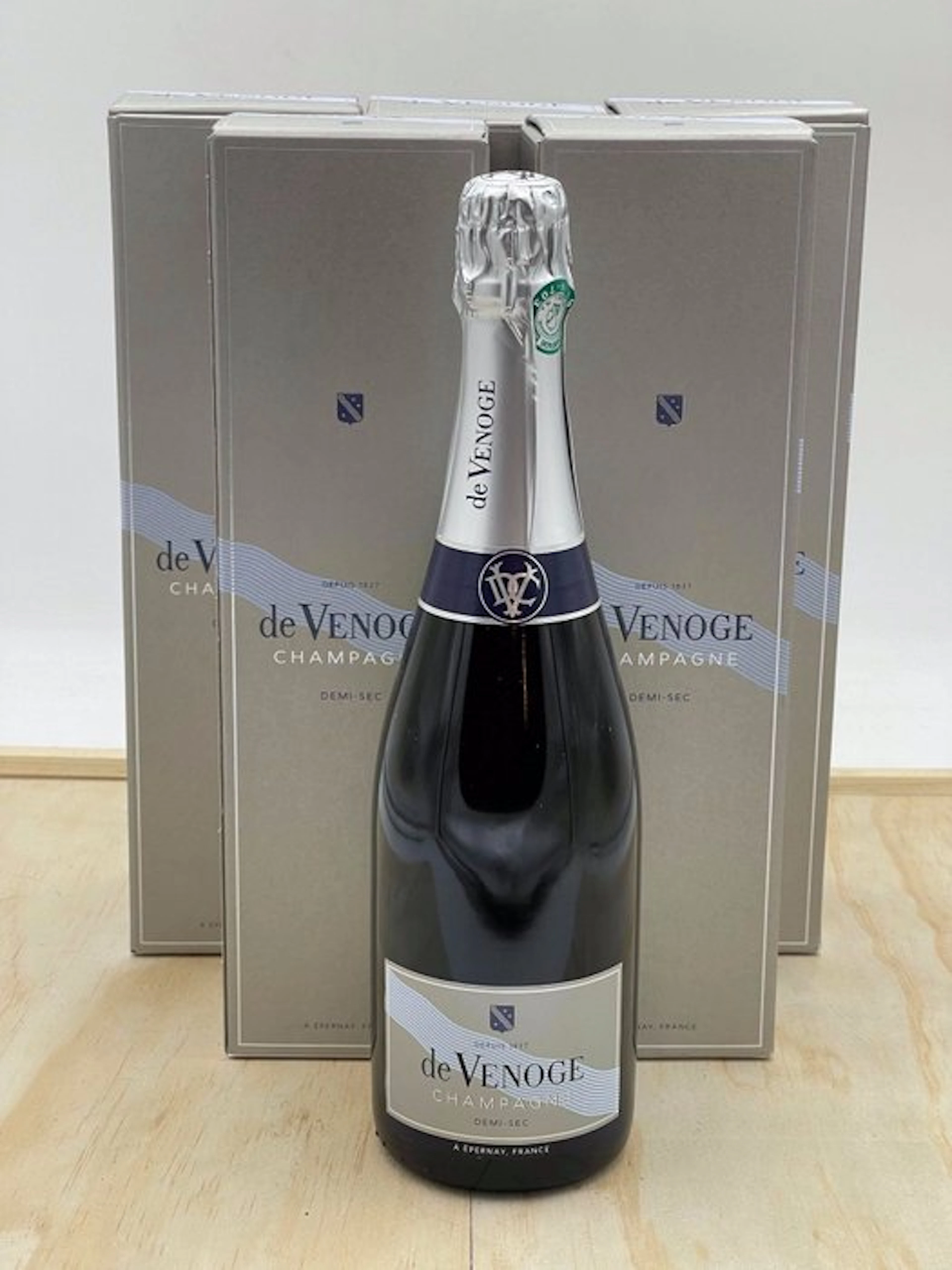 De Venoge, Cordon Bleu - Champagne Demi-Sec - 6 Bottles (0.75L)