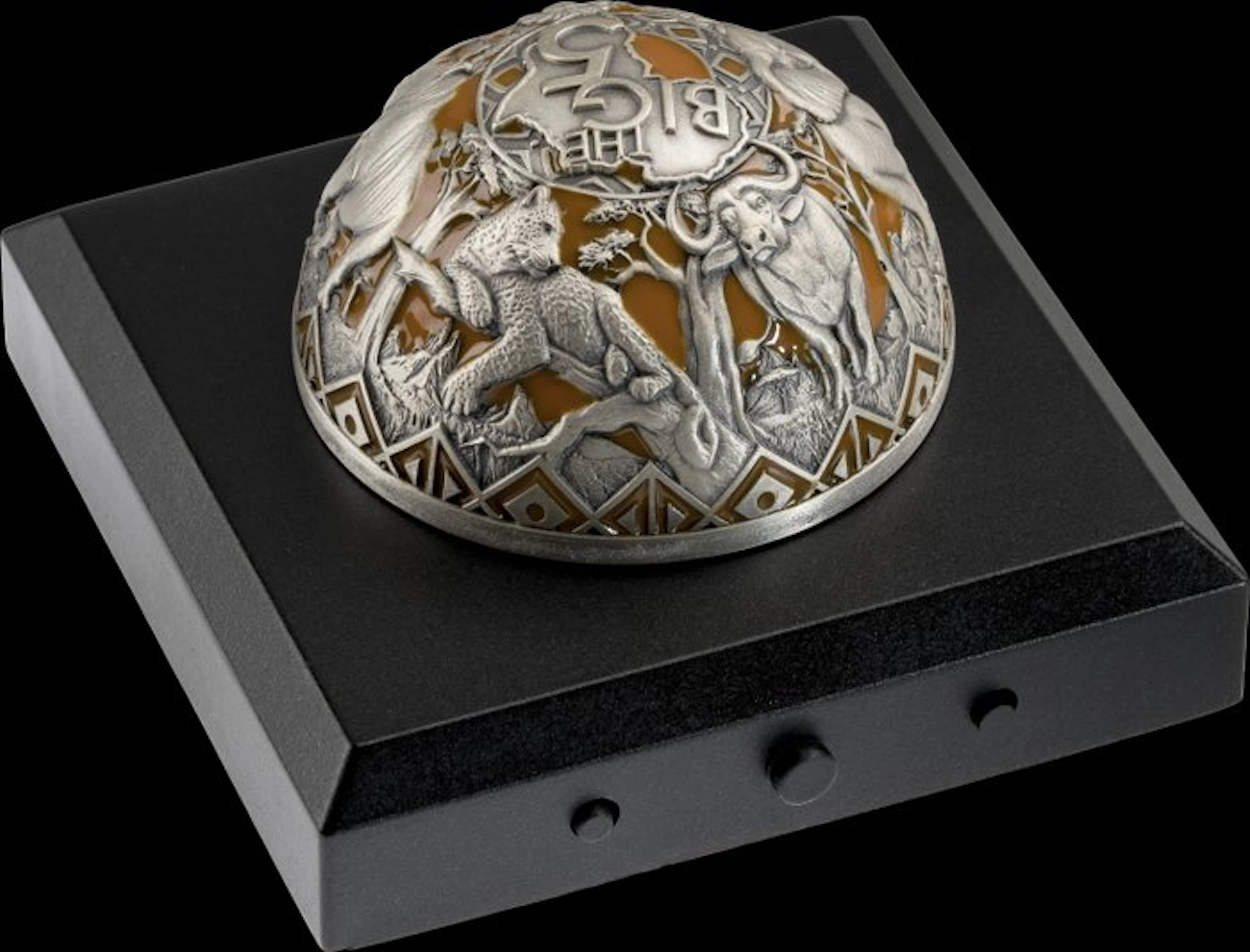 Burundi. 25 Francs 2026 Big Five Africa – Half-Spherical 2 Oz, (.999)