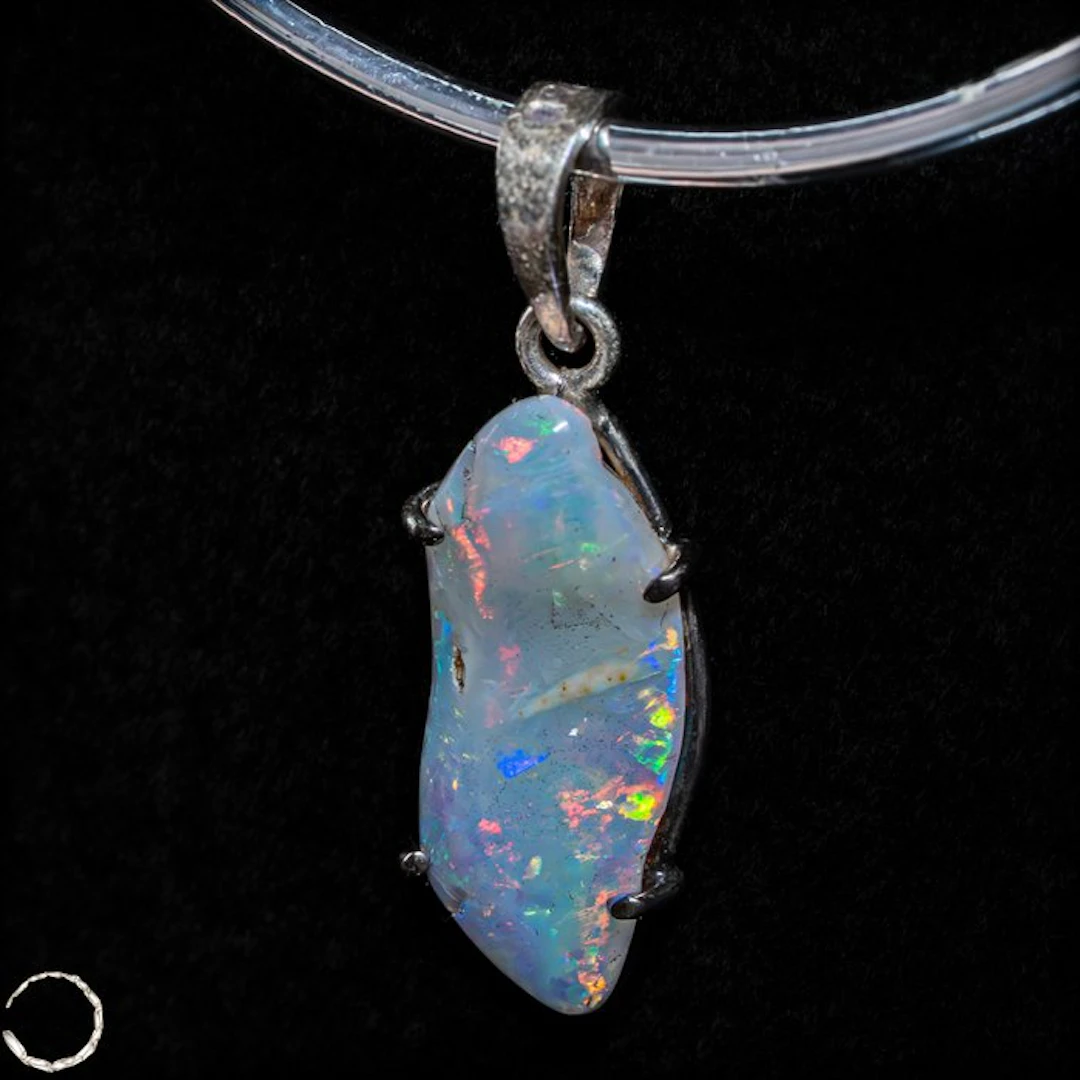 Unique Blue Cliff Opal – A Dance of Light from the Heart...
