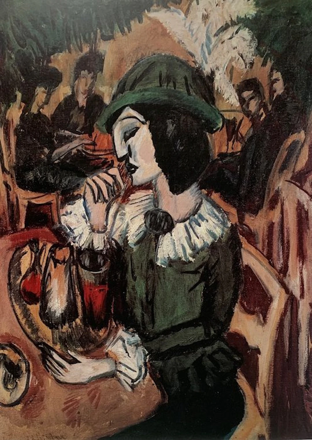 Ernst Ludwig Kirchner - Green Lady in Garden Café, 1912 - Artprint - 90 x 70 cm