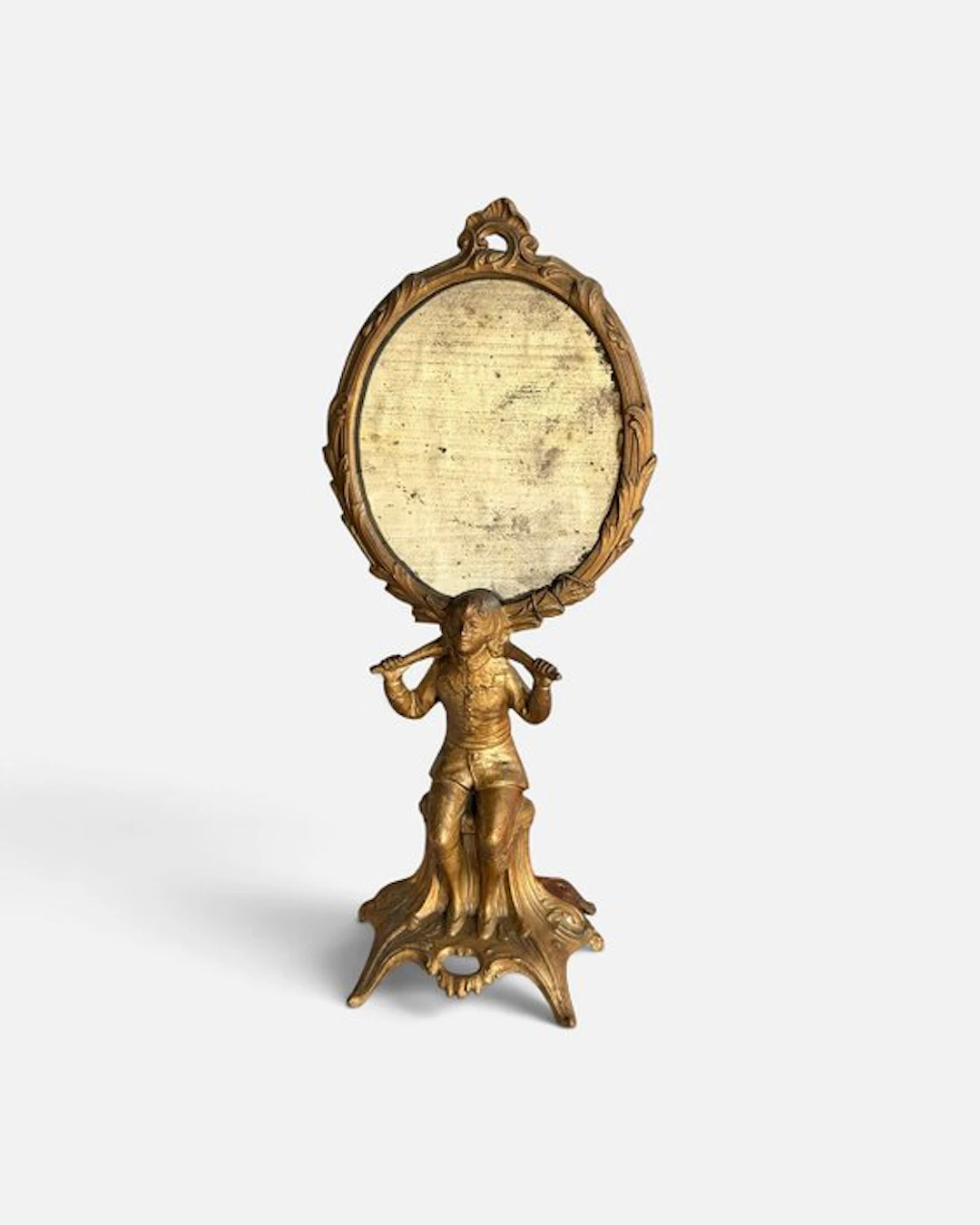Table mirror- Exclusive “ Psyché “ French Mirror - Spelter