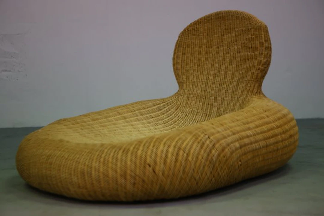 IKEA - Carl Öjerstam - Chaise longue - Storvik - Rattan, Wood
