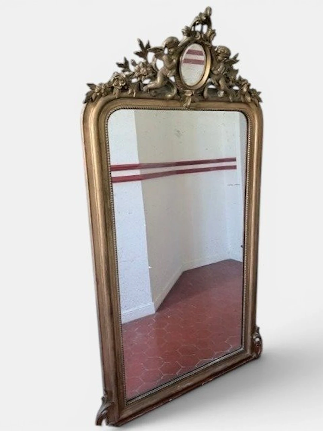 Mirror - Wood, Stuc - Mirror Era Napoleon III