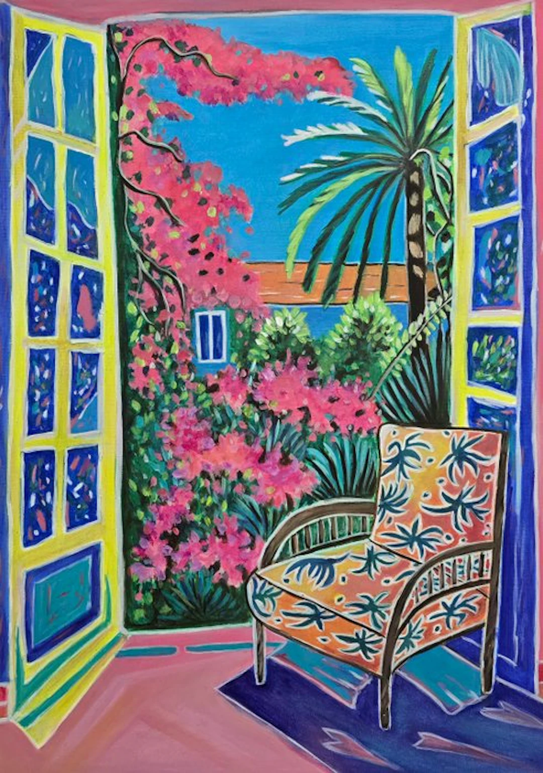École fauve française (XX) - Un coin parmi les fleurs