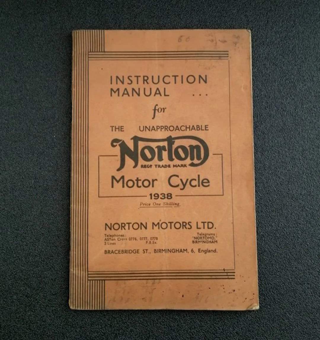 Norton Motorcycles - Instruction Manual for The...