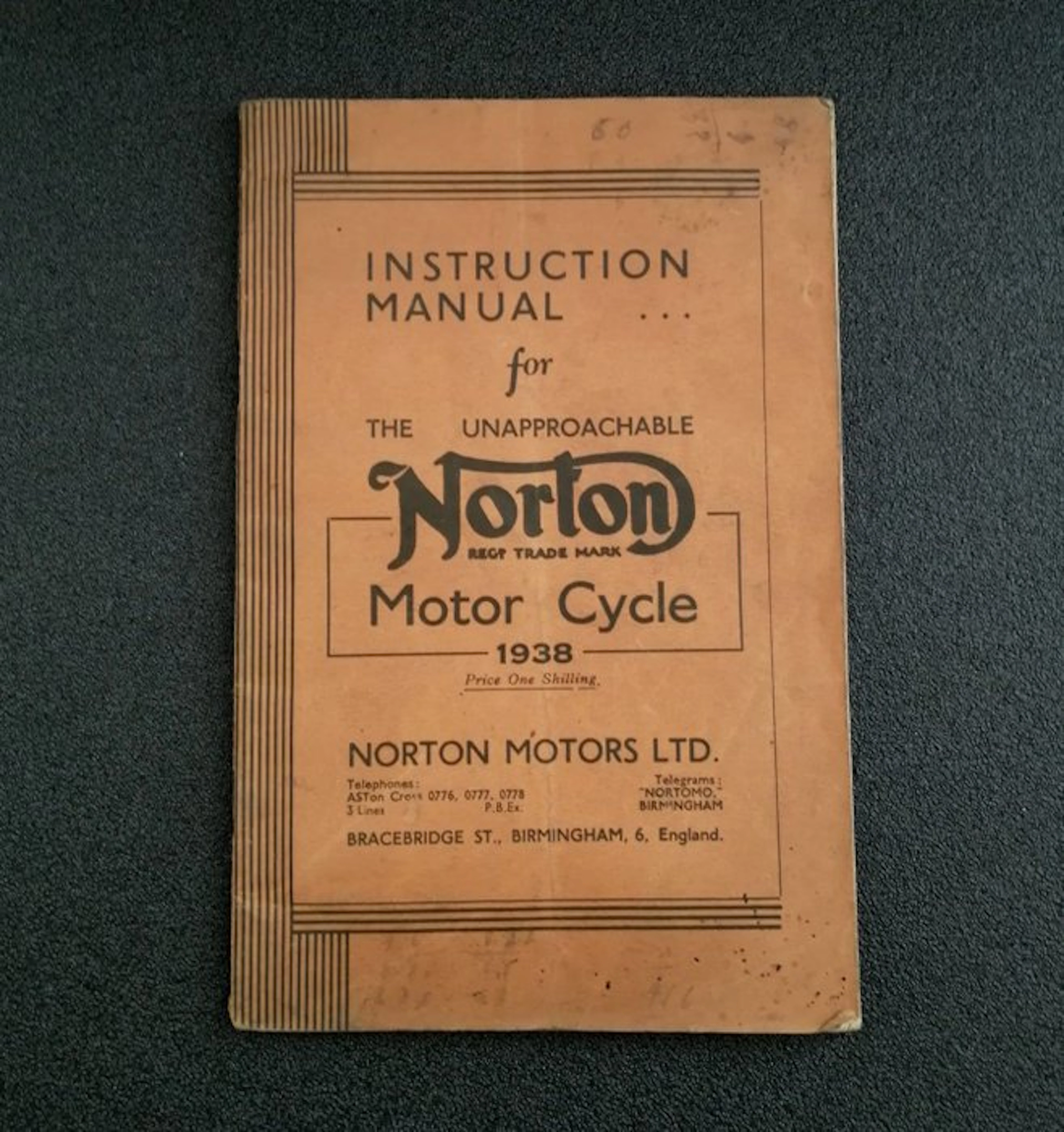 Norton Motorcycles - Instruction Manual for The...