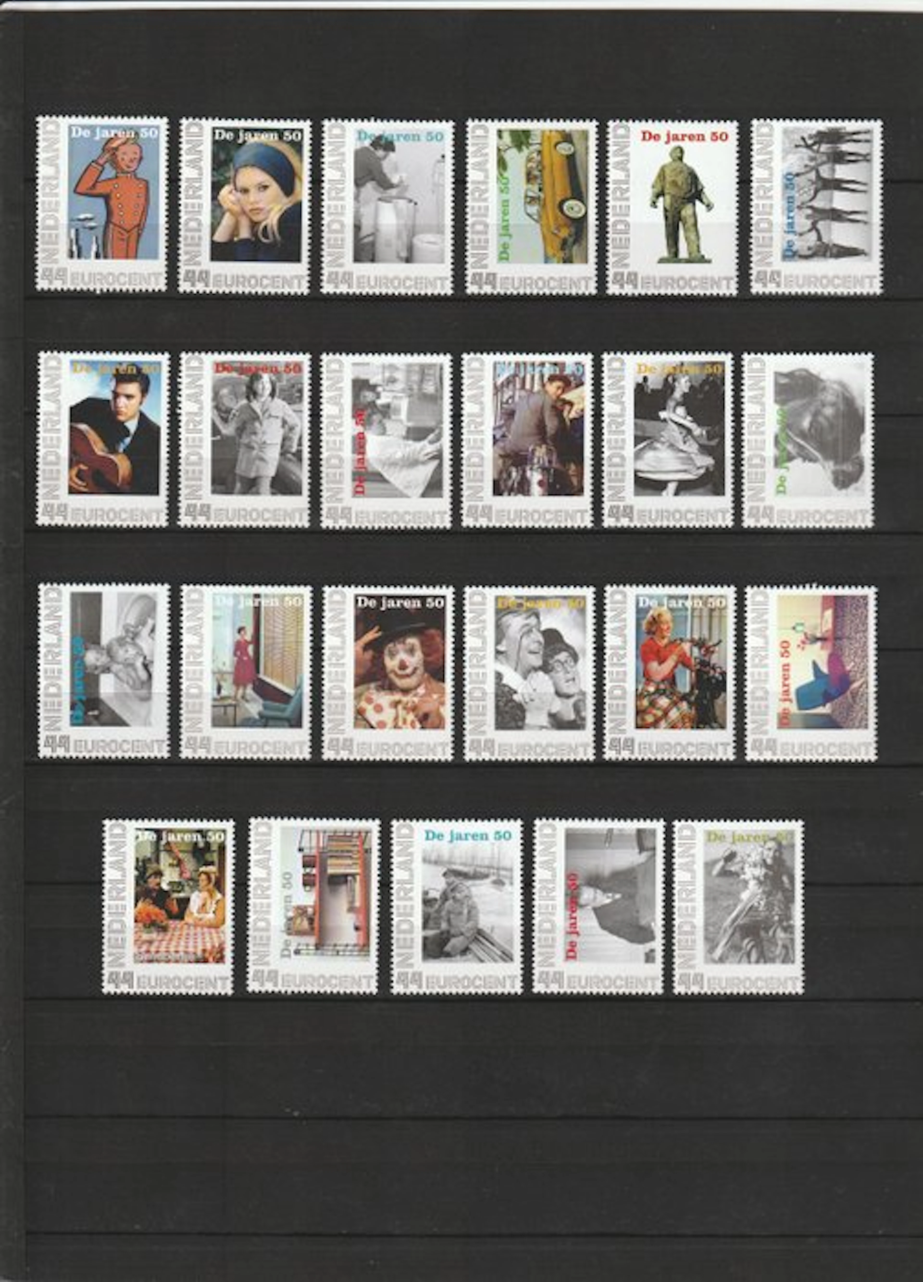 Netherlands 2008 - Complete series Nostalgia from the 1950s
