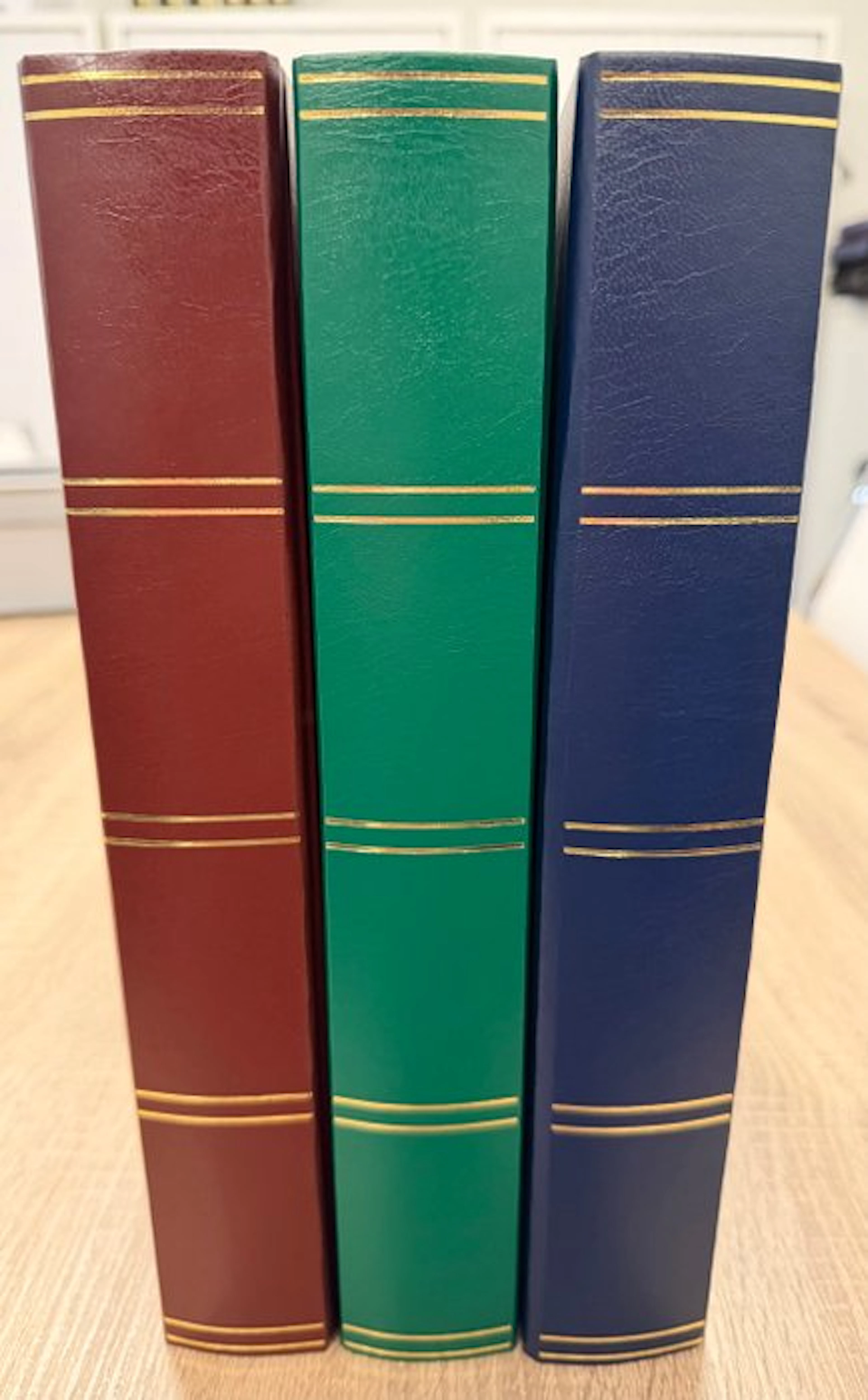Accessories - 3 Leuchtturm slip-in albums with 64 black pages