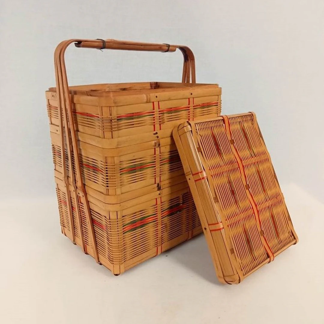 Picnic basket - Bamboo - Japanese tofu mand
