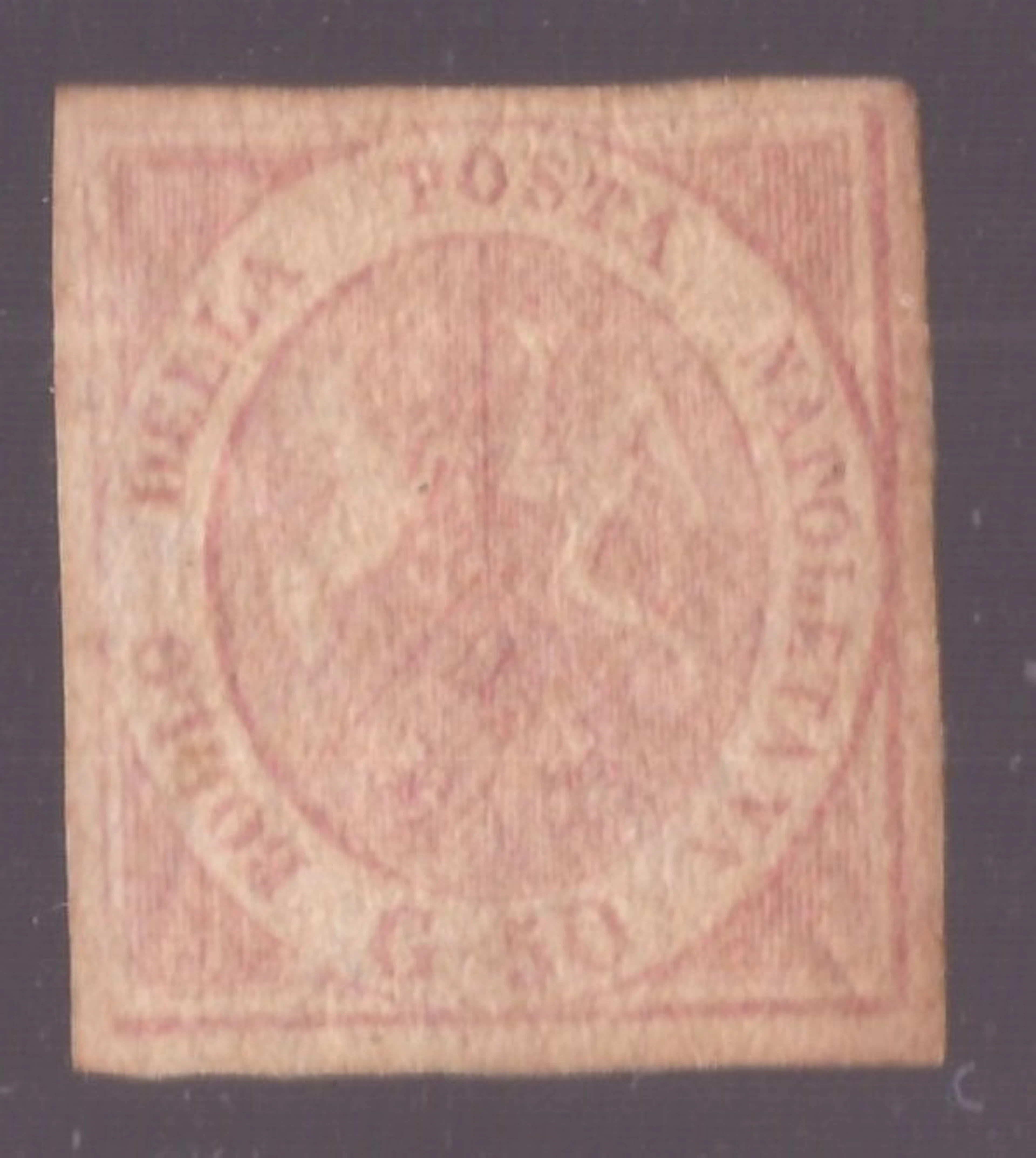 Italian Ancient States - Naples 1858 - 50 grit light carmine pink - Sassone N