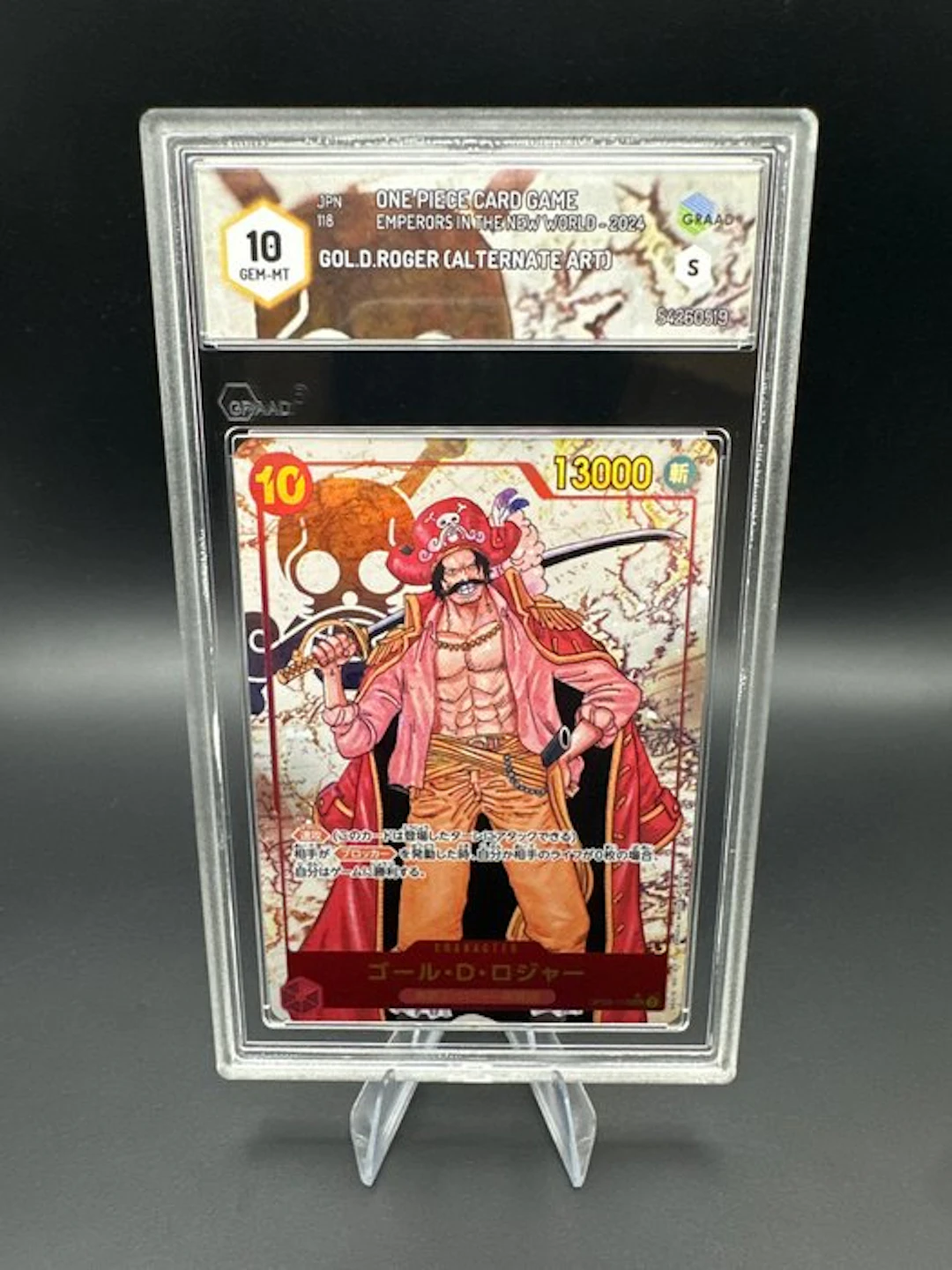 One Piece - 1 Graded card - Gold D