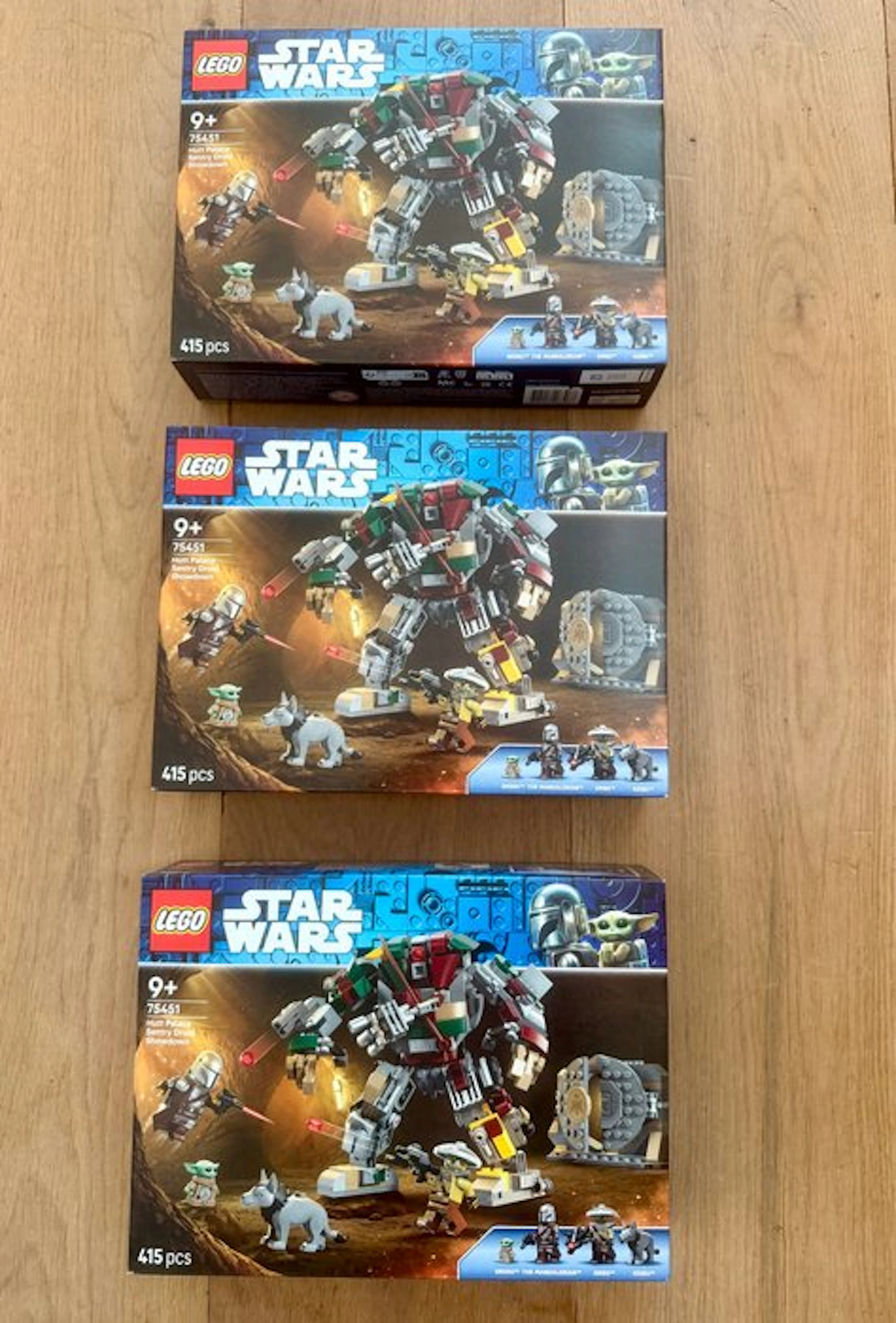 LEGO Set - 3 x 75451 - Star Wars - Hutt Palace Sentry Droid Showdown