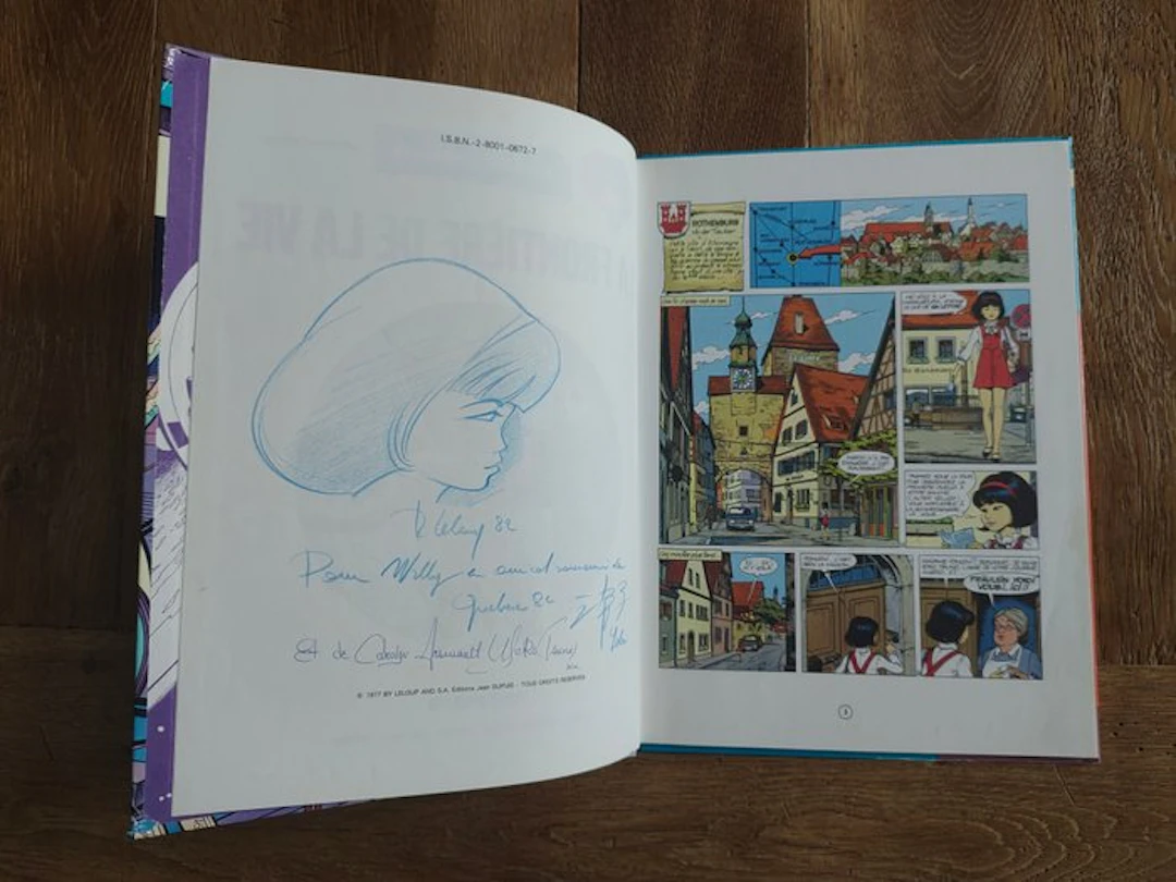 Yoko Tsuno T7 + dédicace - C - 1 Album - Reprint - 1980