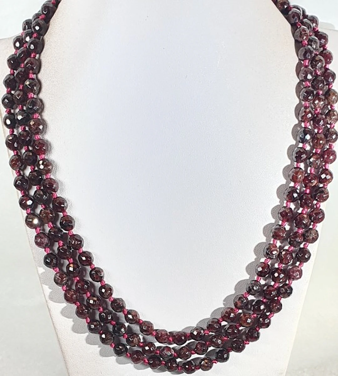 Natural Tanzanian Garnet - FACETED - Promotes happiness