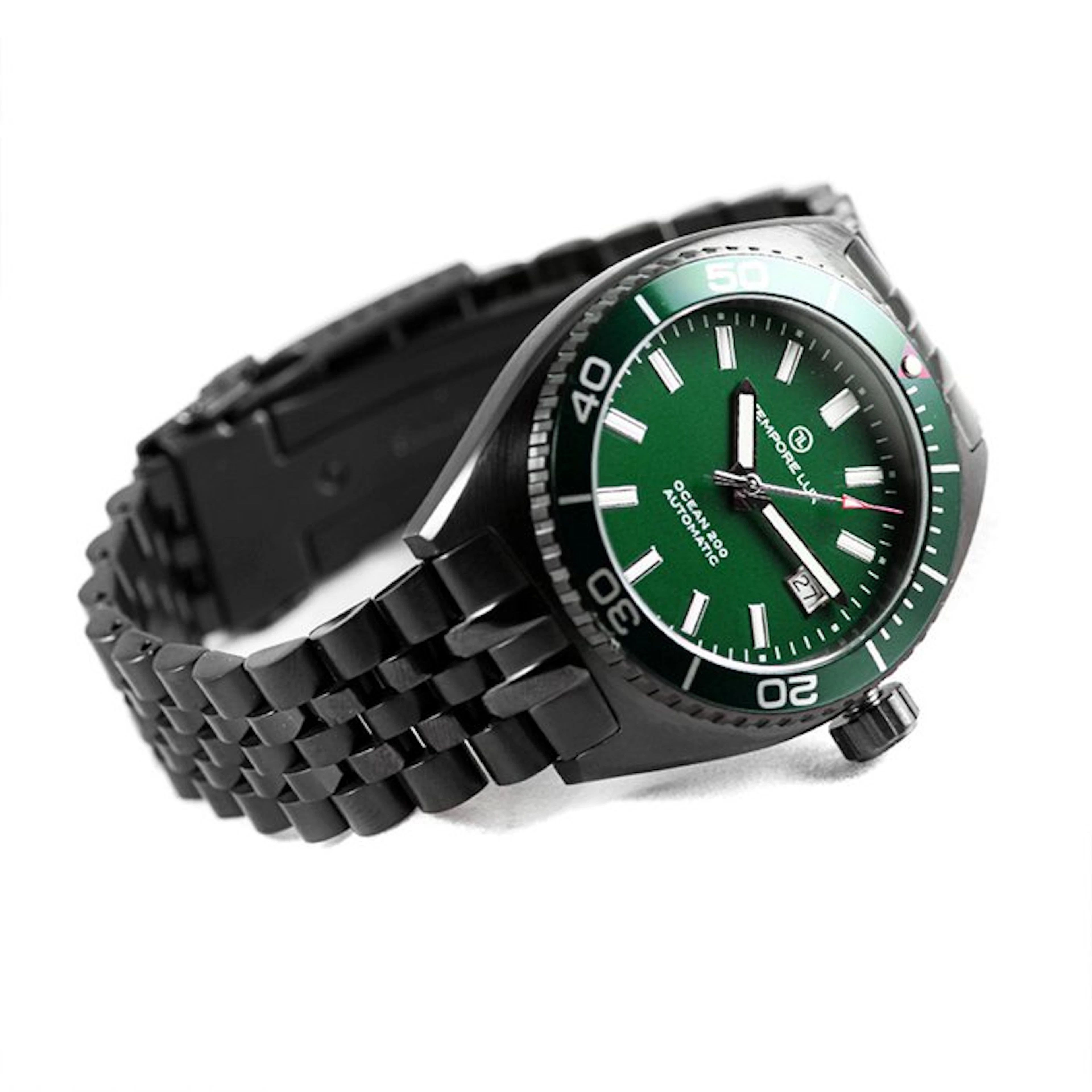 Tempore Lux Ocean 200 Black Edition Green – Swiss...