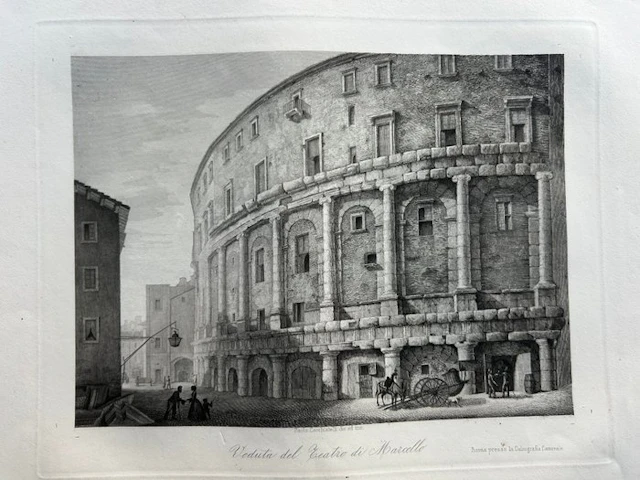 Italy - Rome; Paolo Cacciatelli (1846 -1878) - Veduta del...