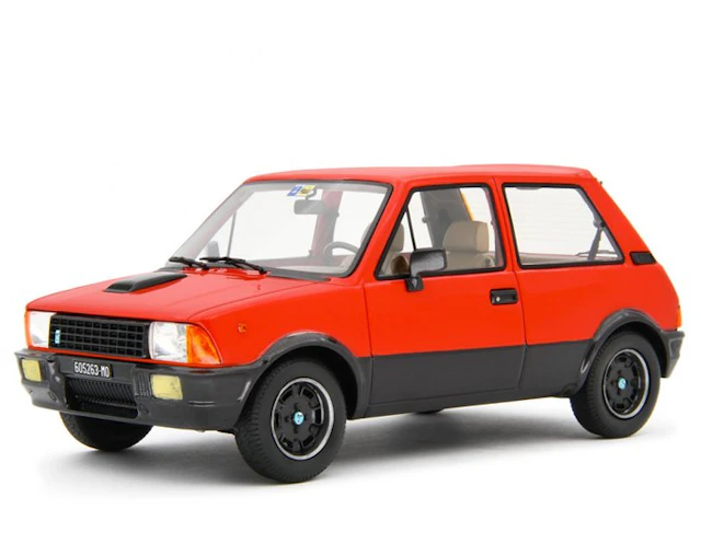 Laudoracing 1:18 - Model sedan - Innocenti Mini DeTomaso Turbo 1983 - LM174A