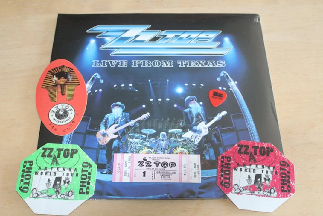 ZZ-Top - Live From Texas + Memorabilia - 2xLP album (double album) - 2019