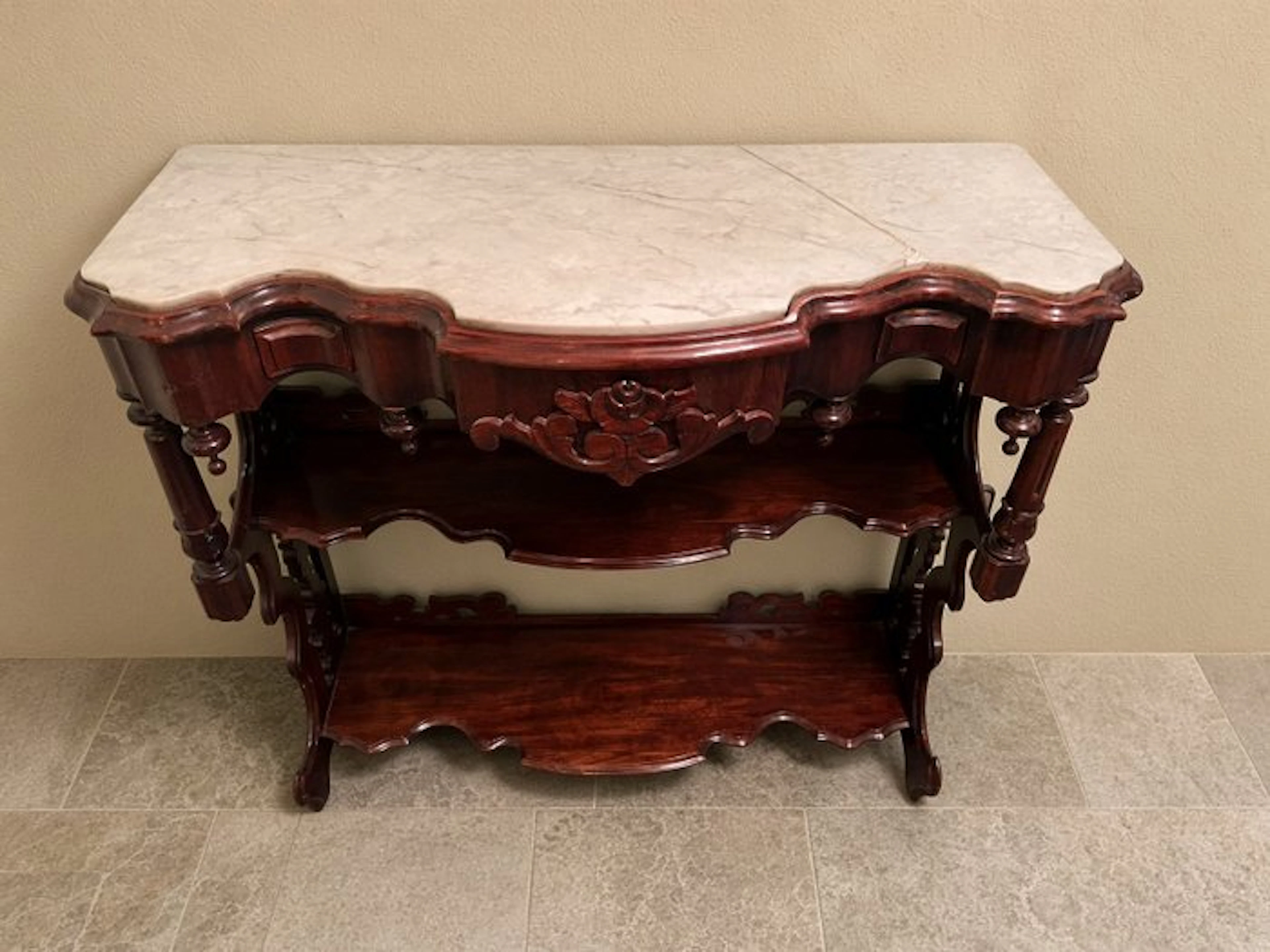 Console table - Late 19th-Century European Neo-Rococo...
