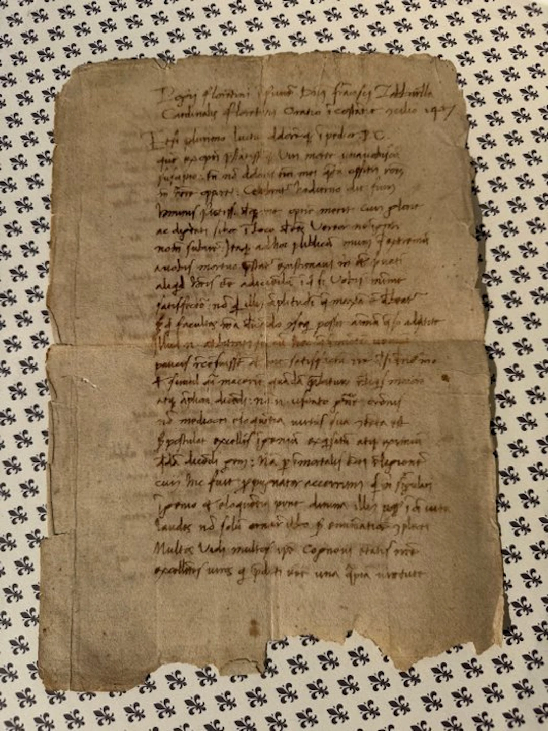 Pietro Donato - Manoscritto Cardinale Florentini - 1427