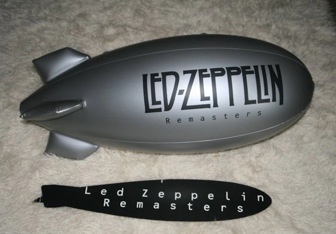 Led Zeppelin - Remasters promo Blimp + display rare - 1990 - Limited edition