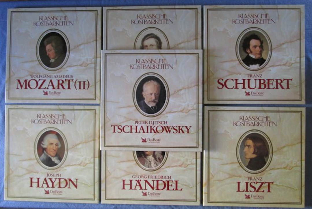 Mozart / Haydn / Liszt / Händel / Tschaikowsky / Schubert...