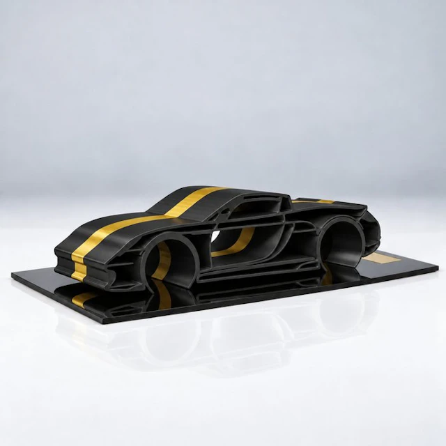 Porsche Carrera GT " Black & Gold " - 1/12 Scale - XXL...