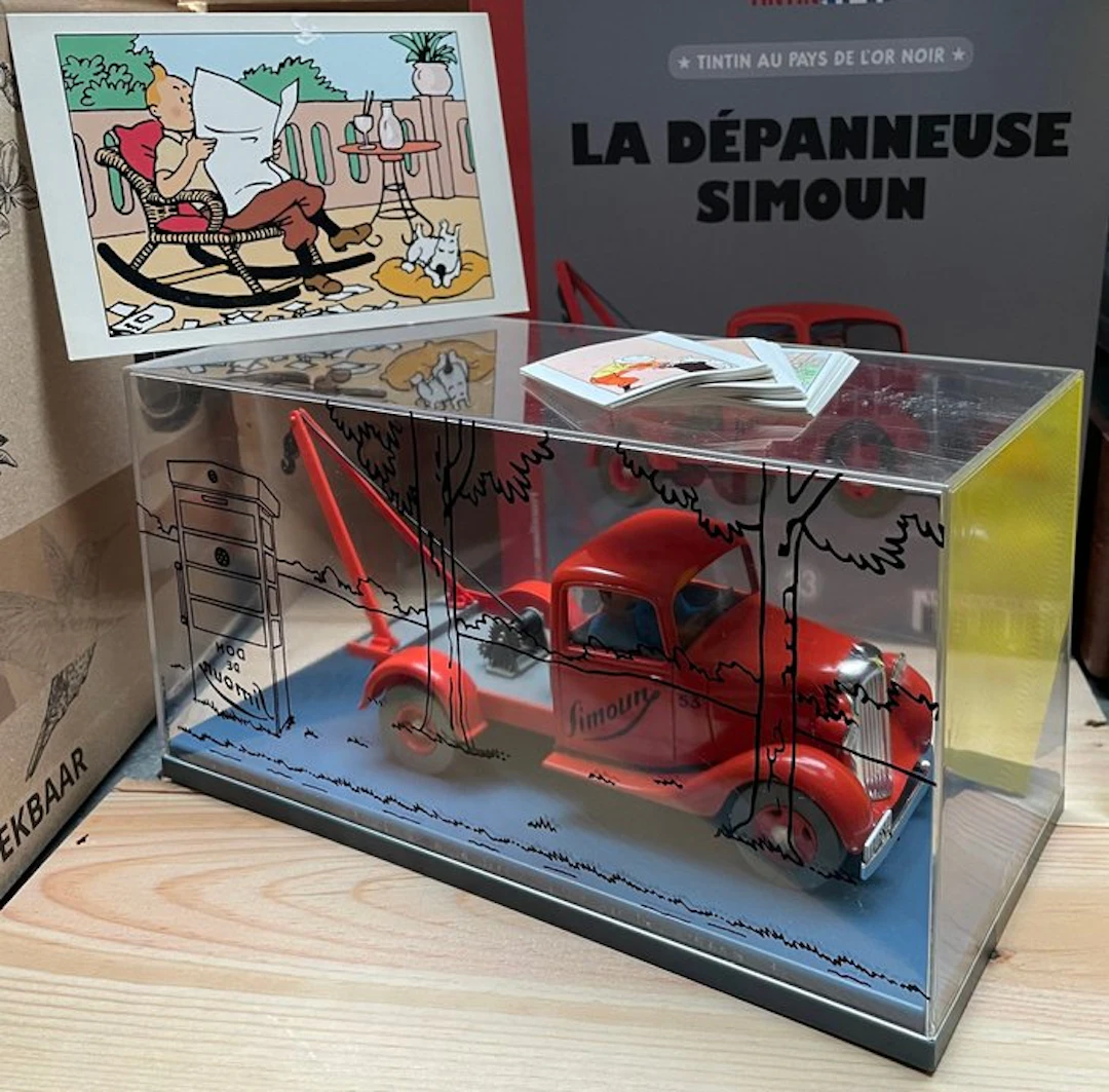 collection Hachette 1/24 - Model car (3) - La dépanneuse Simoun + chromos