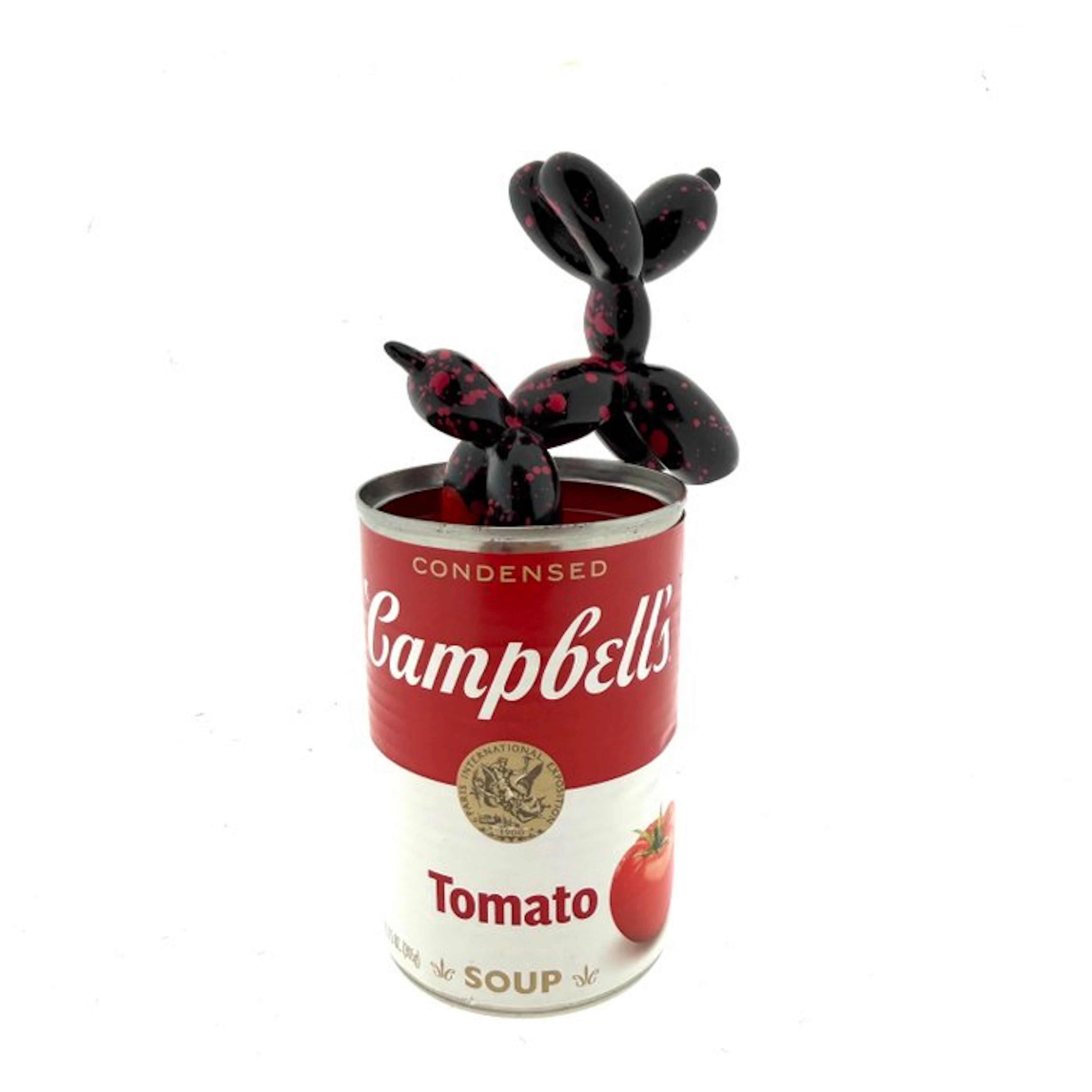 Koen Betjes (1992) - Balloon Dog (black splash) x Campbell’s Soup