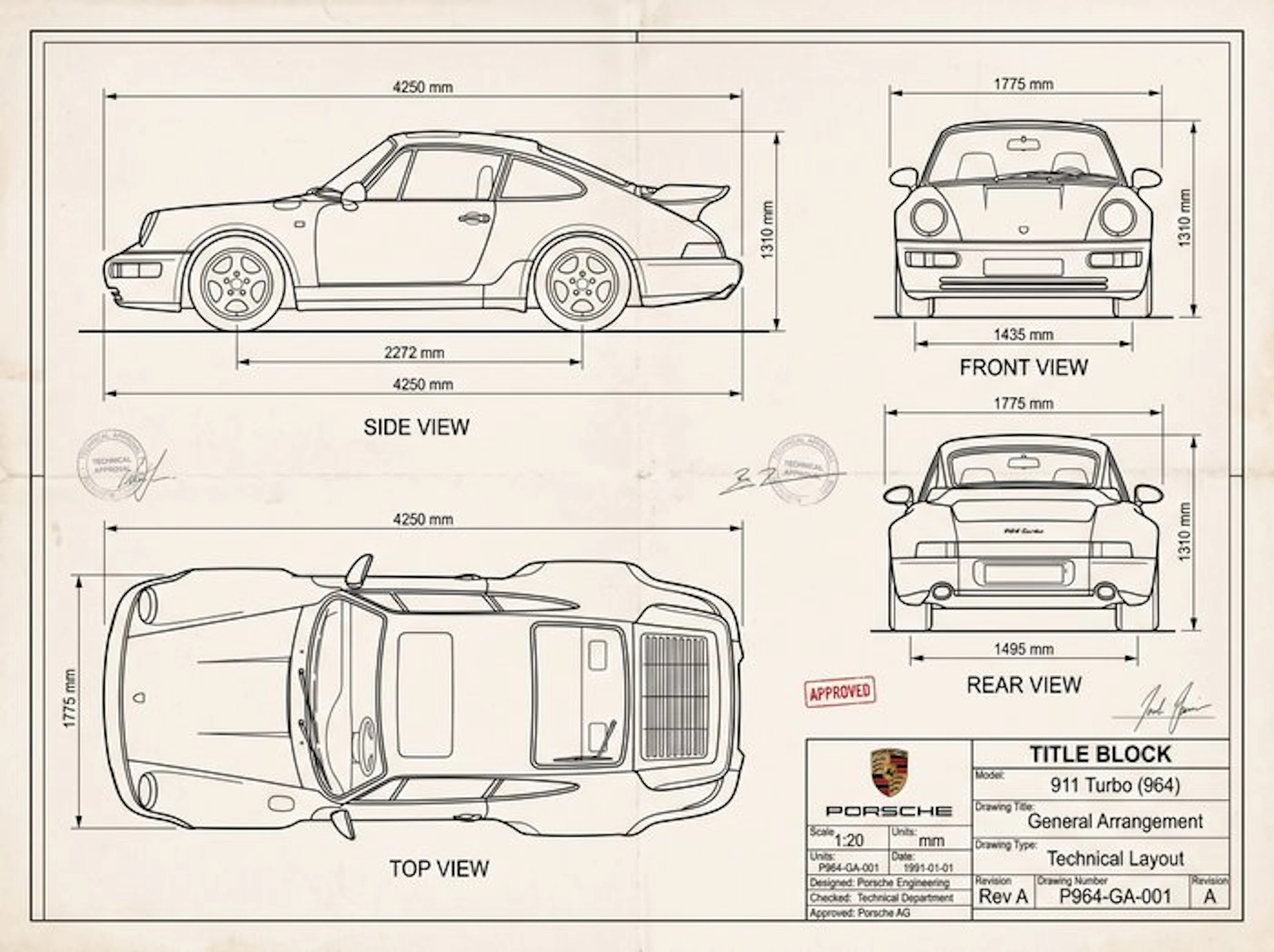 Shmidt.Art - Porsche - 911 Turbo (964) - 1990s