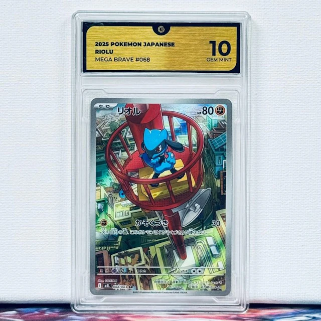 Pokémon Graded card - Riolu #068 2025 Pokemon Japanese...